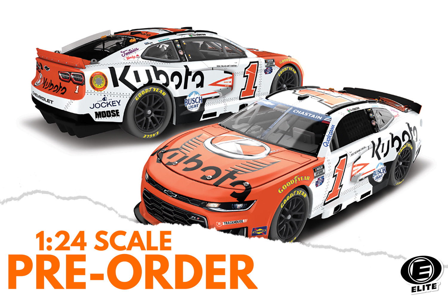 2026 Ross Chastain 1:24 Kubota Veterans Honor ELITE NASCAR Diecast