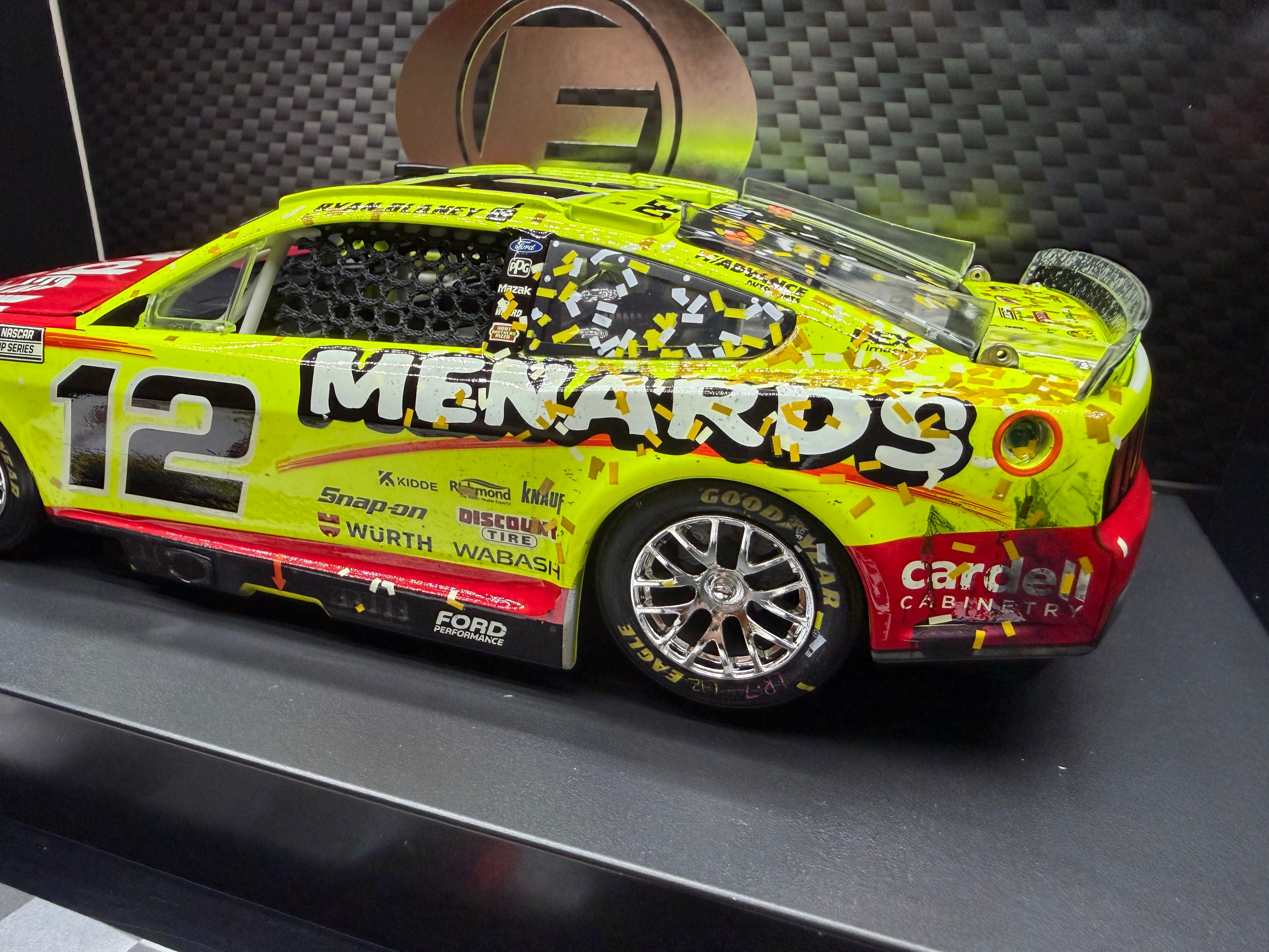 2025 Ryan Blaney 1:24 Menards / Cardell Cabinetry Nashville Race Win Diecast