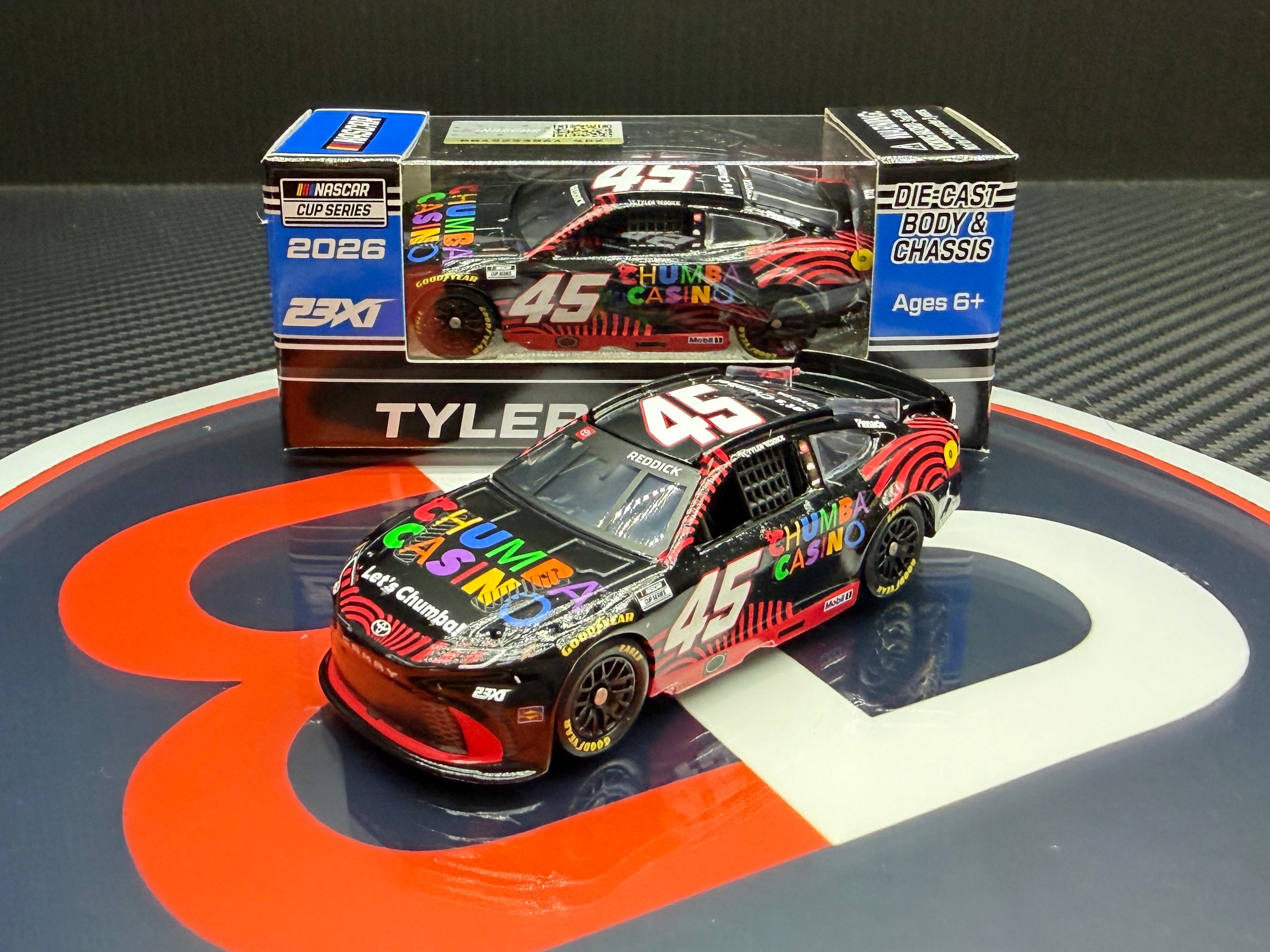 2026 Tyler Reddick 1:64 Chumba Casino Diecast