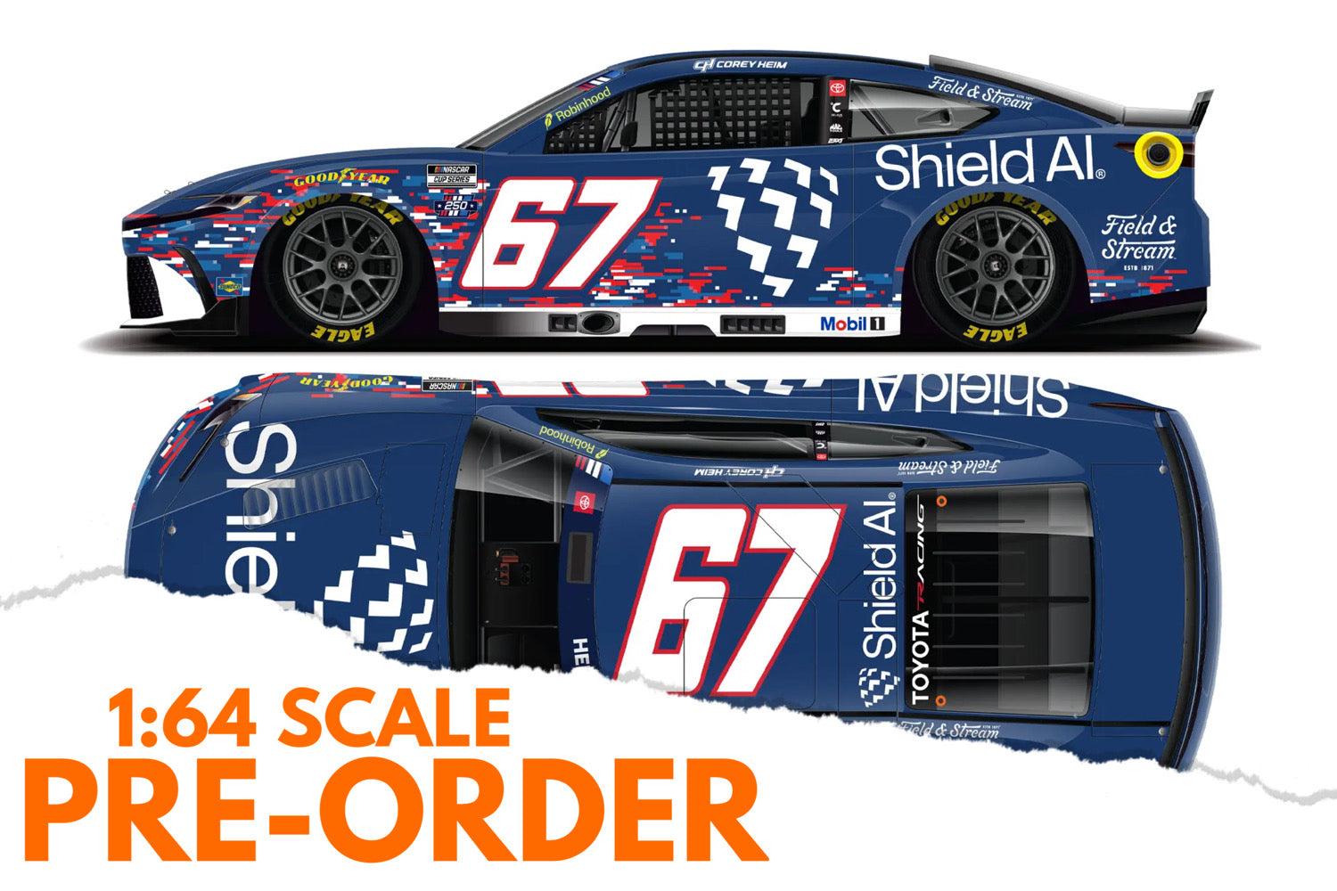 2026 Corey Heim 1:64 Shield AI Diecast