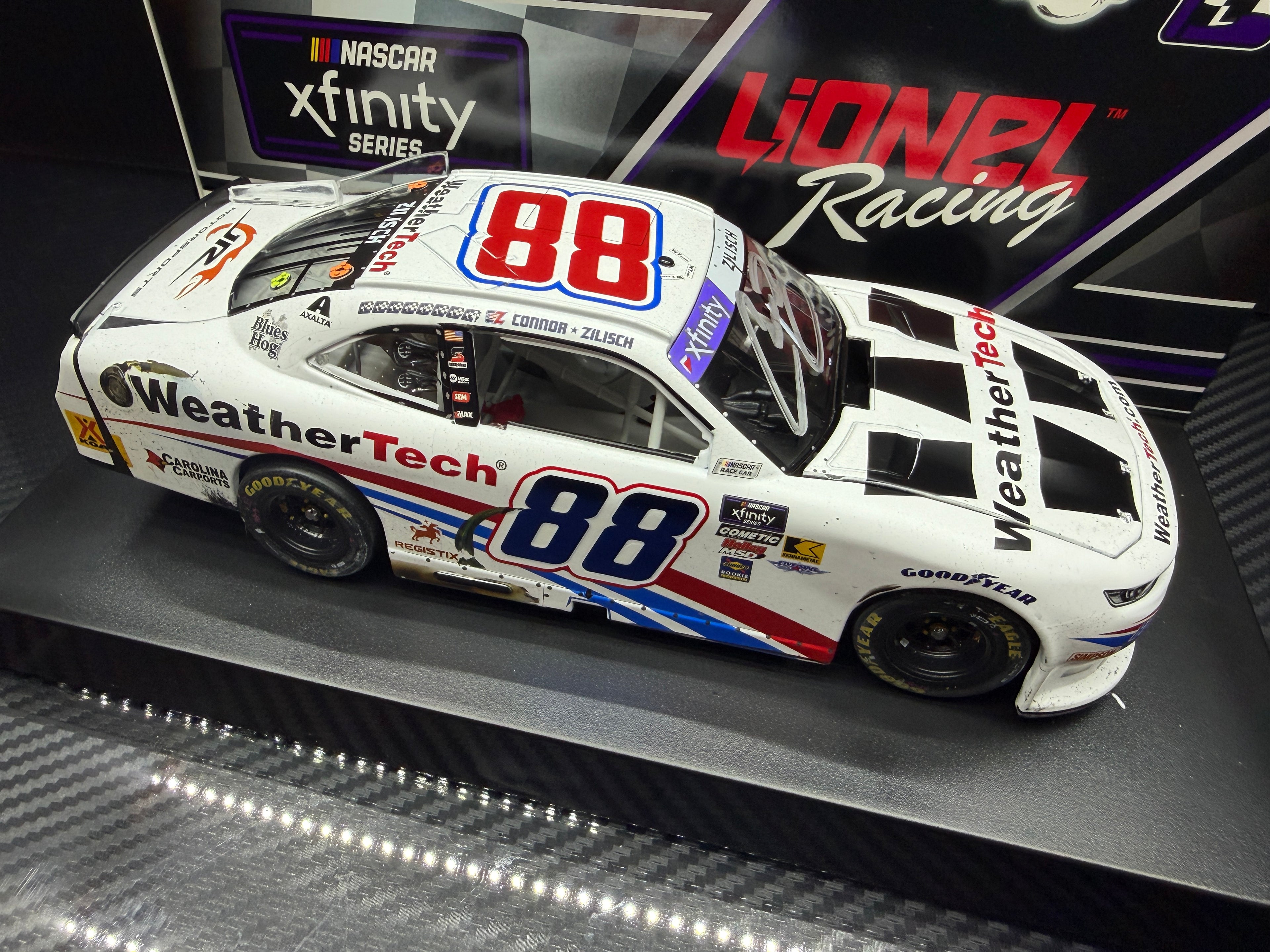2025 Connor Zilisch 1:24 WeatherTech Portland AUTOGRAPHED Race Win Diecast