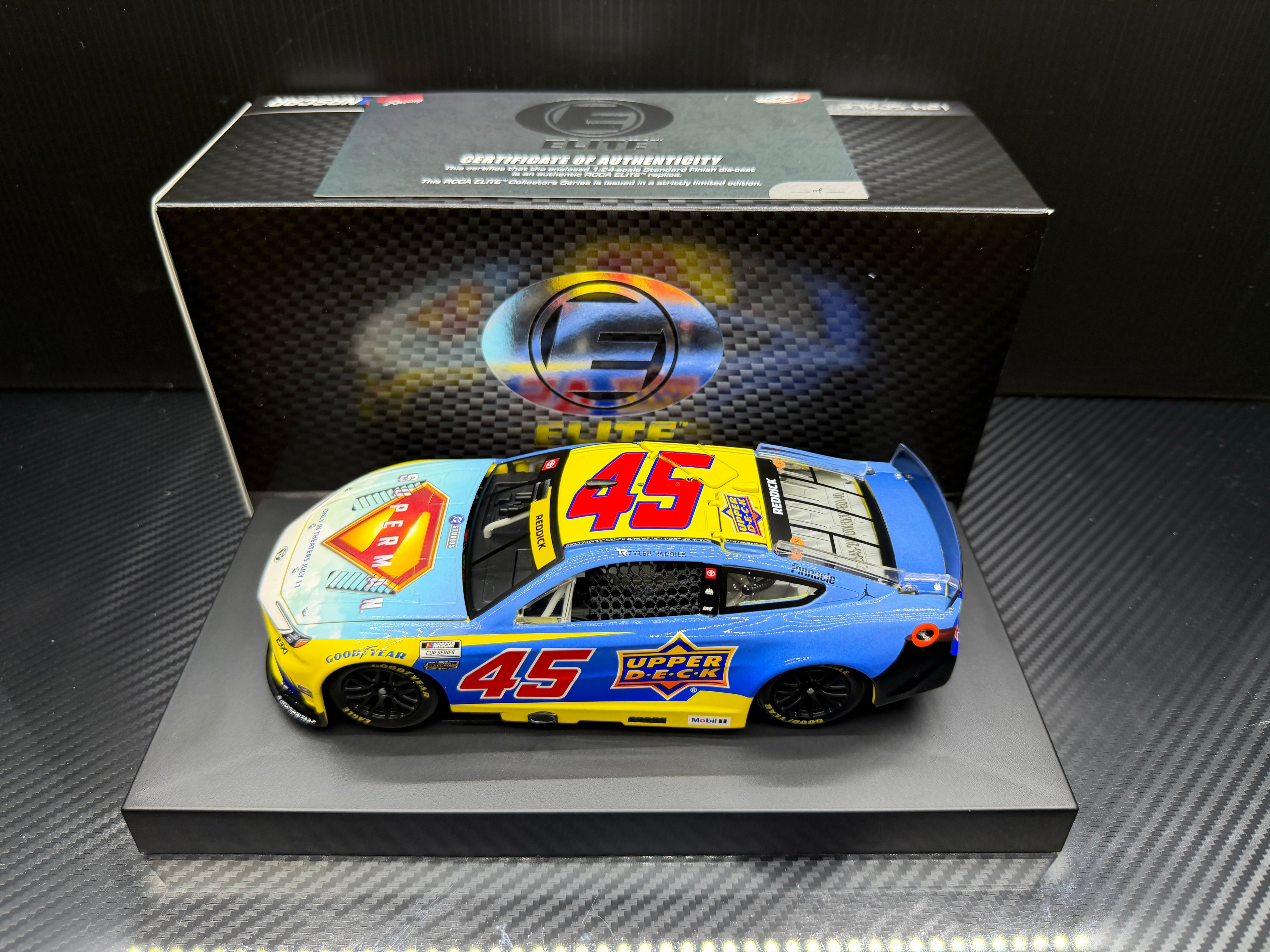 2025 Tyler Reddick 1:24 Upper Deck / Superman ELITE Diecast