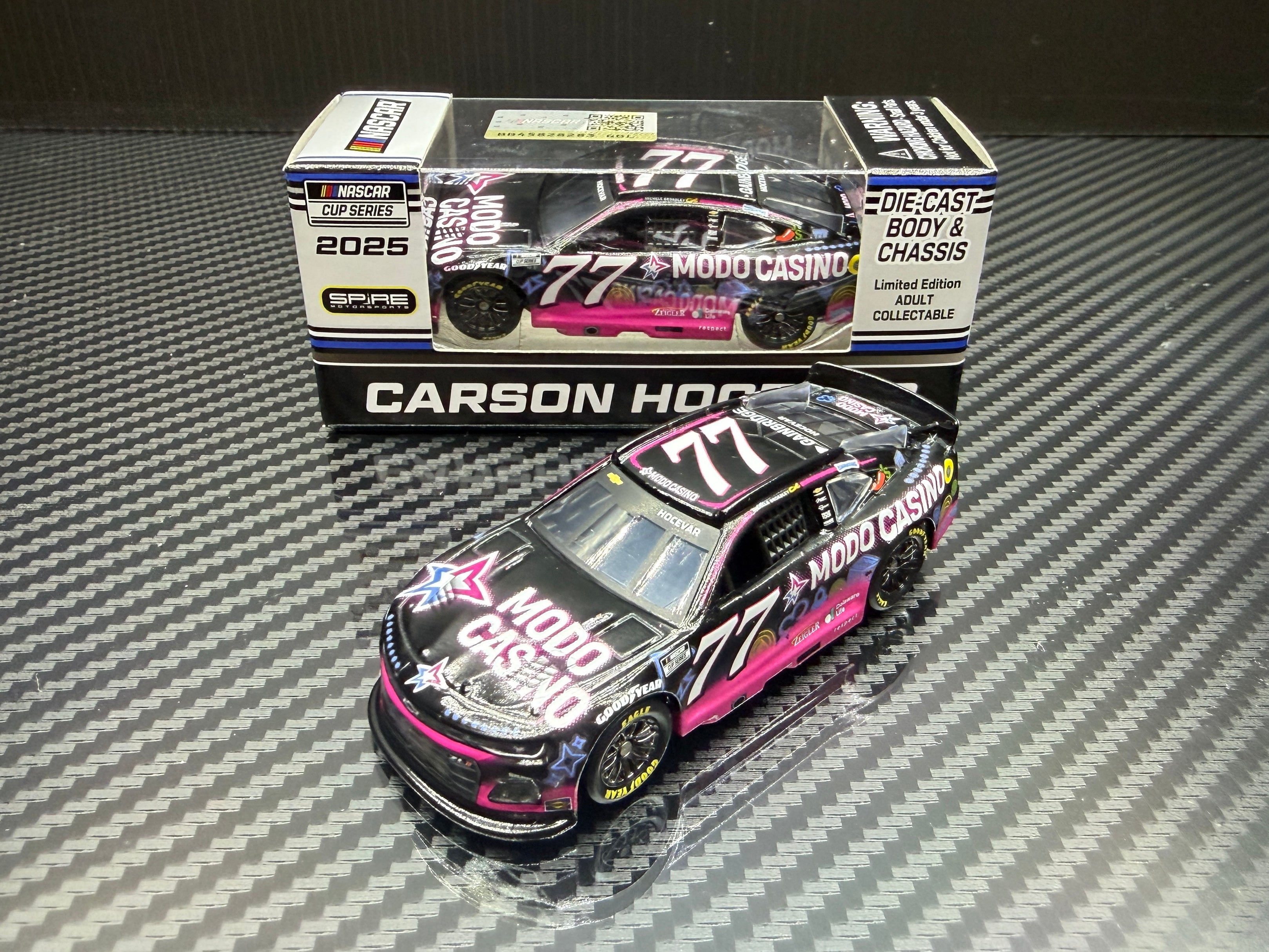 2025 Carson Hocevar 1:64 Modo Casino NASCAR Diecast