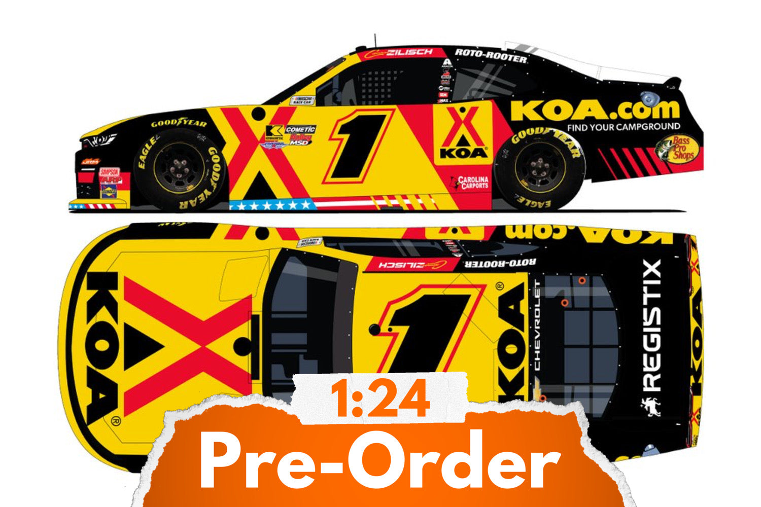 2026 Connor Zilisch 1:24 KOA NASCAR Diecast