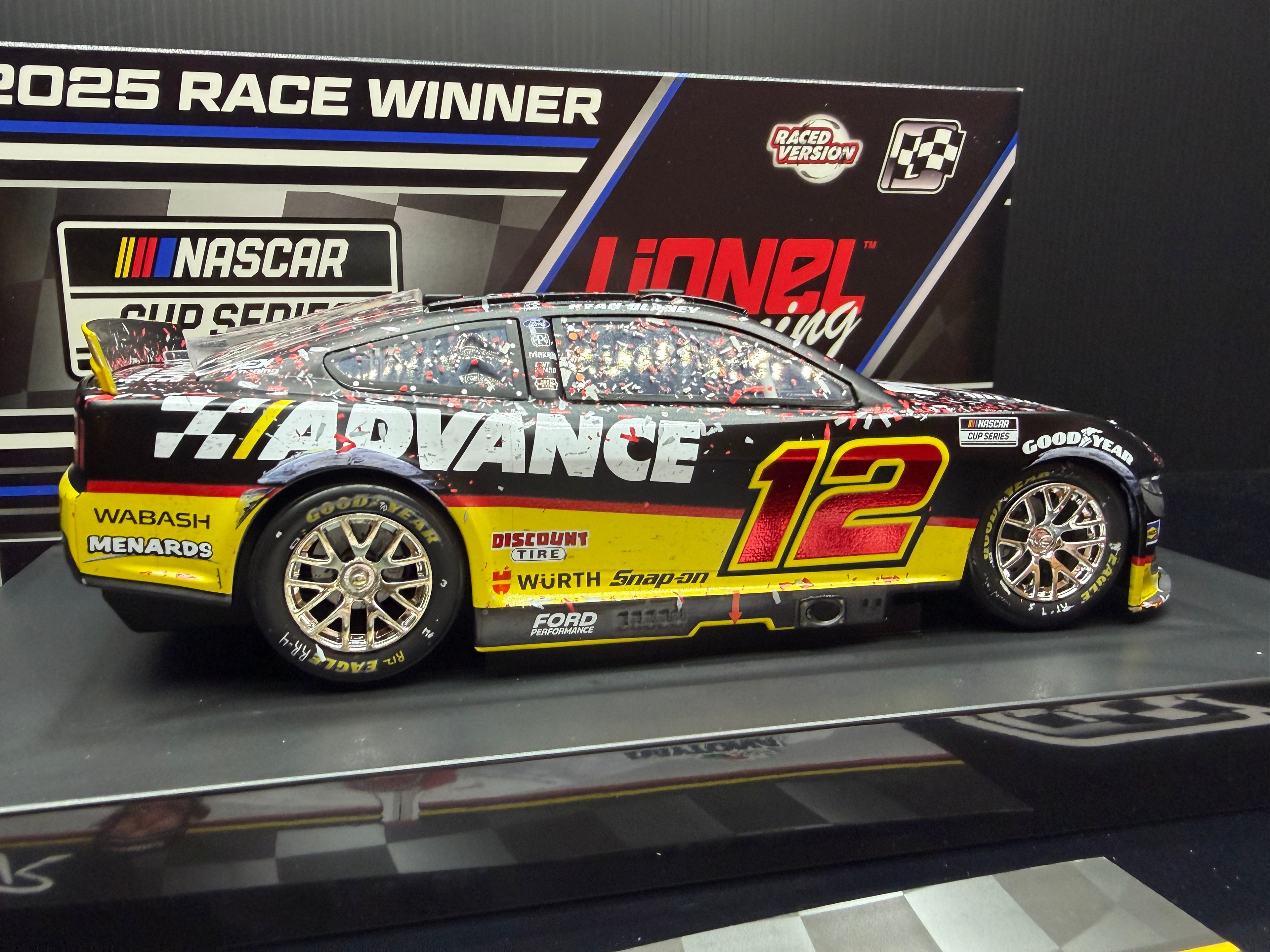 2025 Ryan Blaney 1:24 Advance Auto Parts Daytona Race Win Diecast