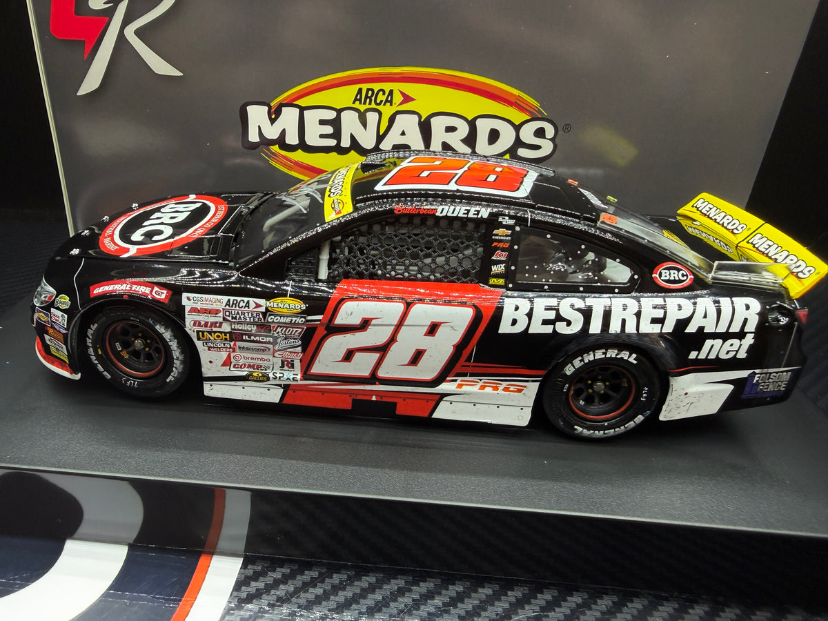 2025 Brenden "Butterbean" Queen 1:24 Best Repair Company Arca Champion Raced Version AUTOGRAPHED Diecast