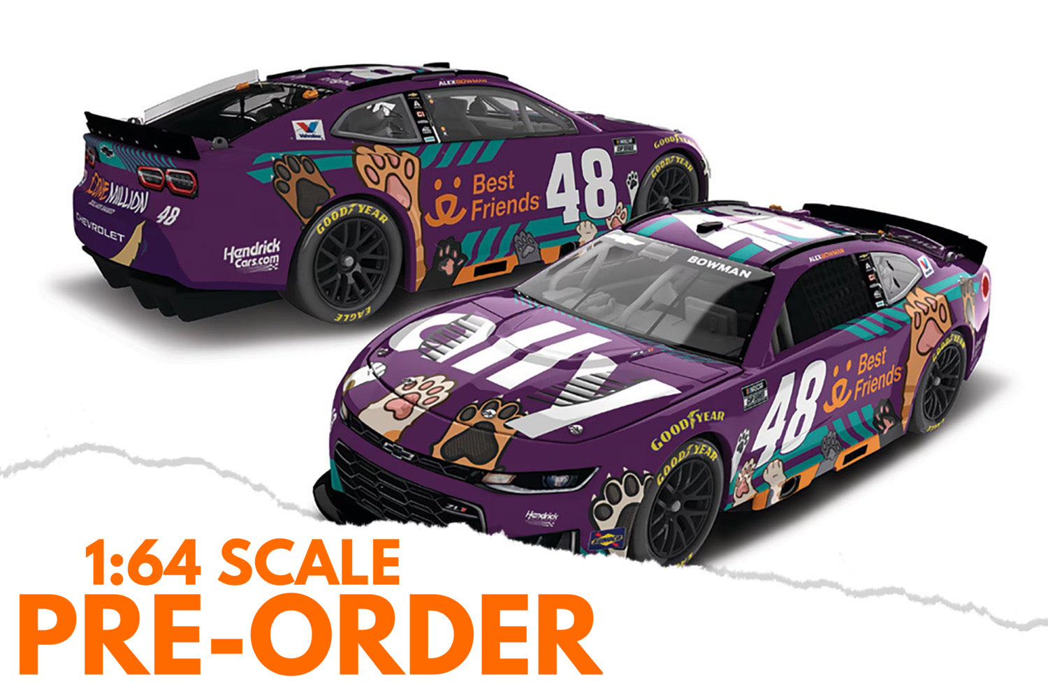 2026 Alex Bowman 1:64 Ally Best Friends NASCAR Diecast