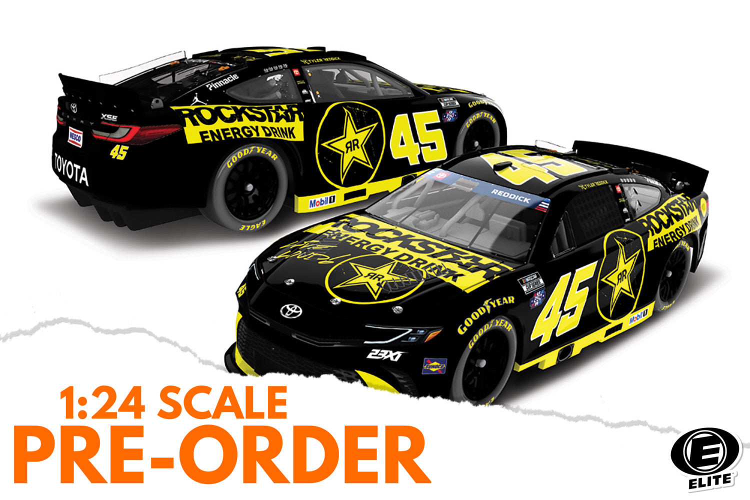 2026 Tyler Reddick 1:24 Rockstar Energy ELITE Diecast