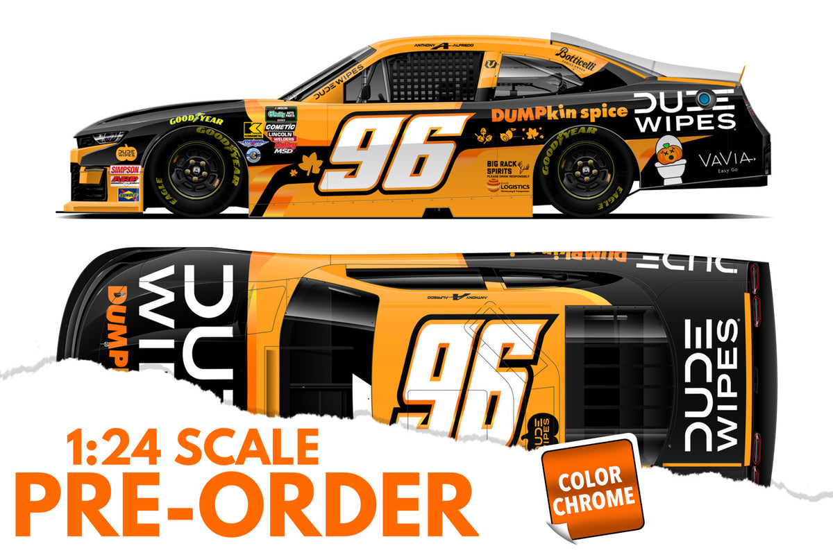2026 Anthony Alfredo 1:24 Dude Wipes Dumpkin Spice COLOR CHROME Diecast