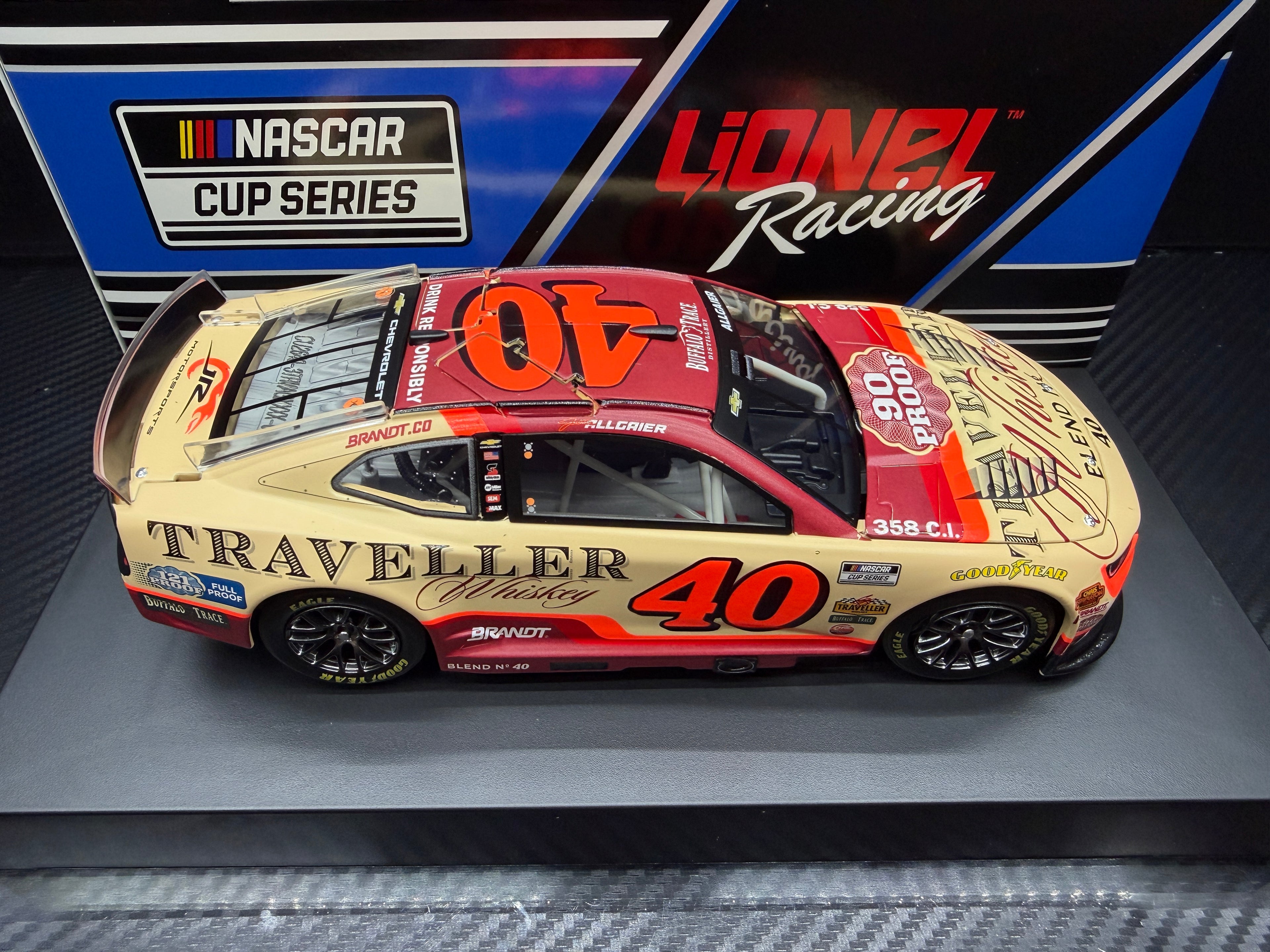 2026 Justin Allgaier 1:24 Traveler Whiskey Diecast
