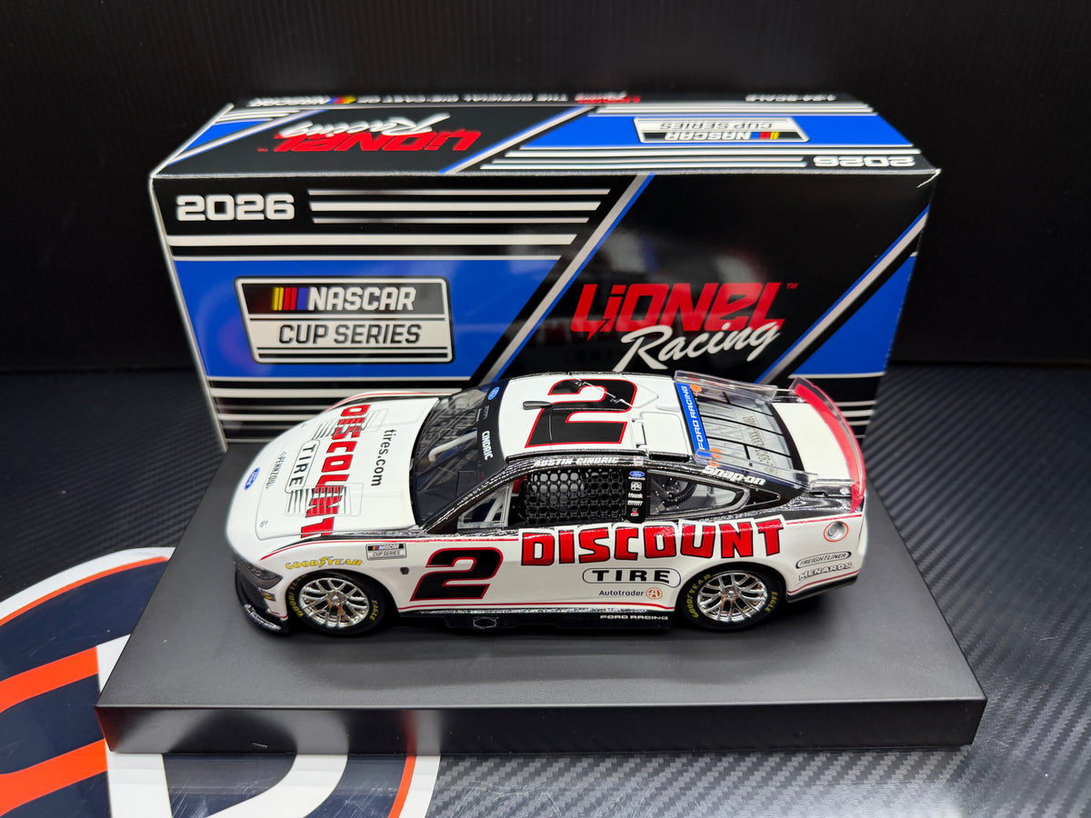 2026 Austin Cindric 1:24 Discount Tire NASCAR Diecast