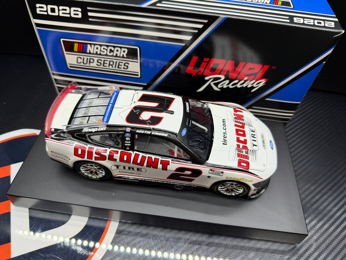 2026 Austin Cindric 1:24 Discount Tire NASCAR Diecast