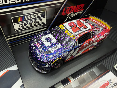 2025 William Byron 1:24 Cincinnati Martinsville Race Win COLOR CHROME Diecast