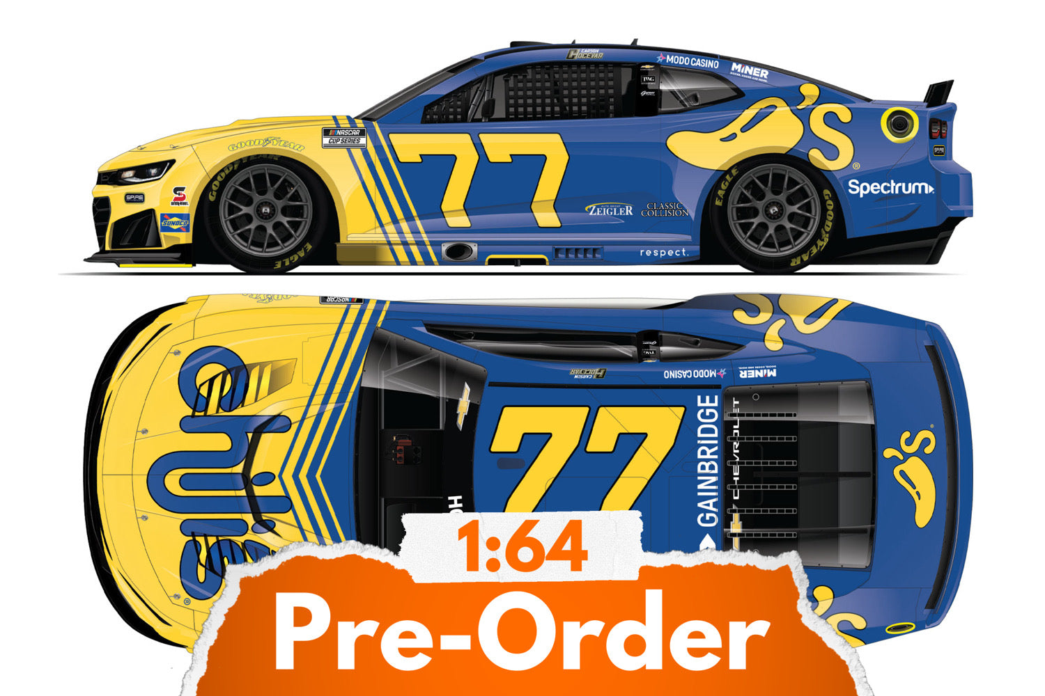 2026 Carson Hocevar 1:64 Chili's "Marg Machine" Throwback Diecast
