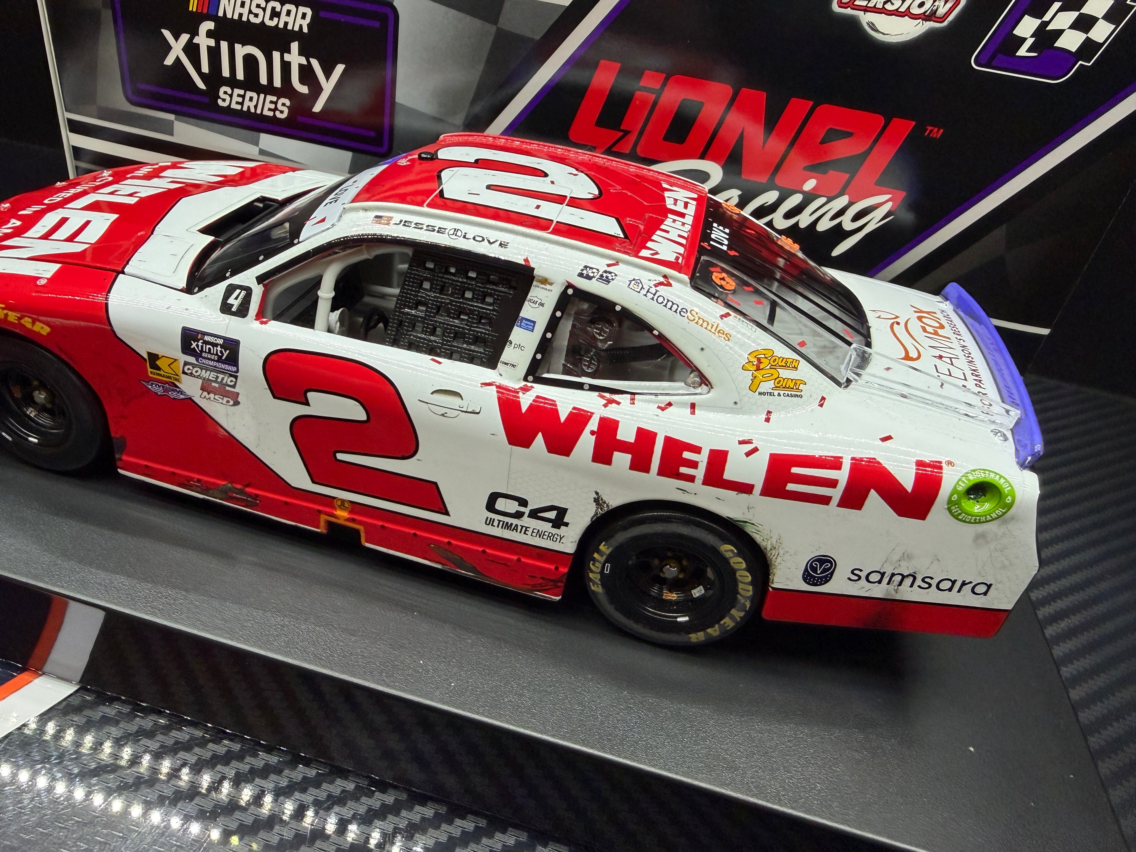 2025 Jesse Love 1:24 Whelen Phoenix Raced Version Diecast