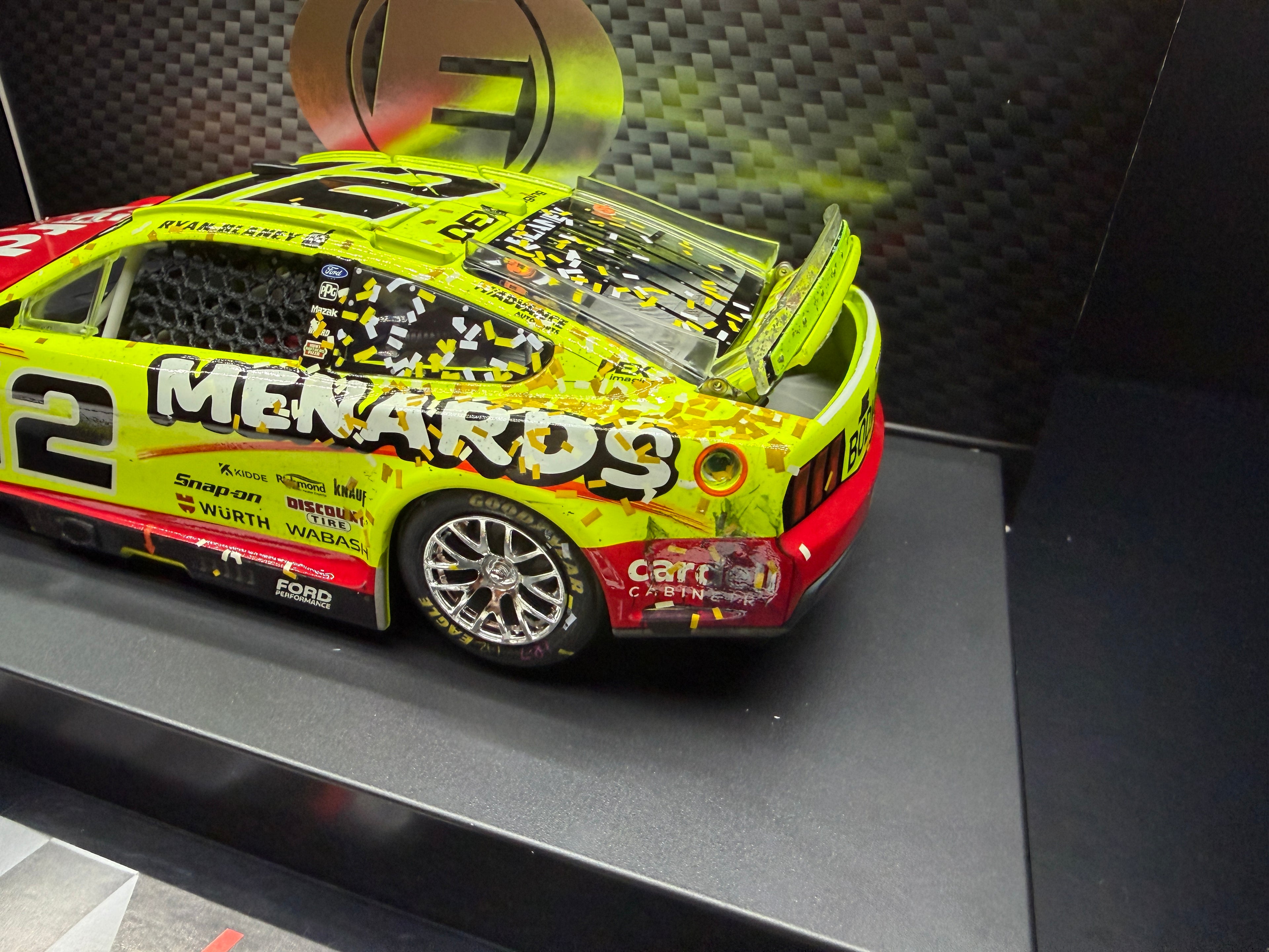2025 Ryan Blaney 1:24 Menards / Cardell Cabinetry Nashville Race Win Diecast