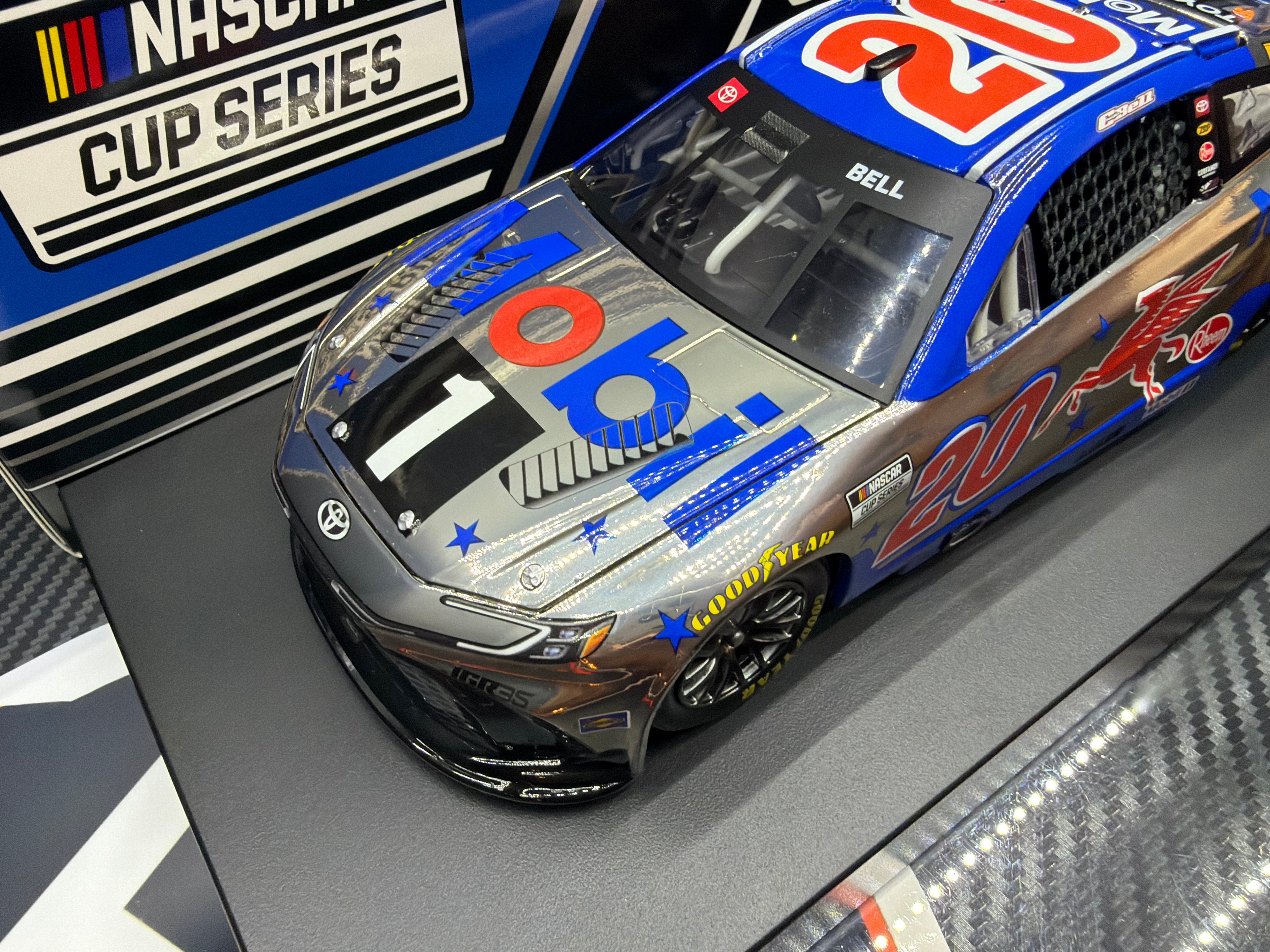 2026 Christopher Bell 1:24 Mobil 1 COLOR CHROME NASCAR Diecast