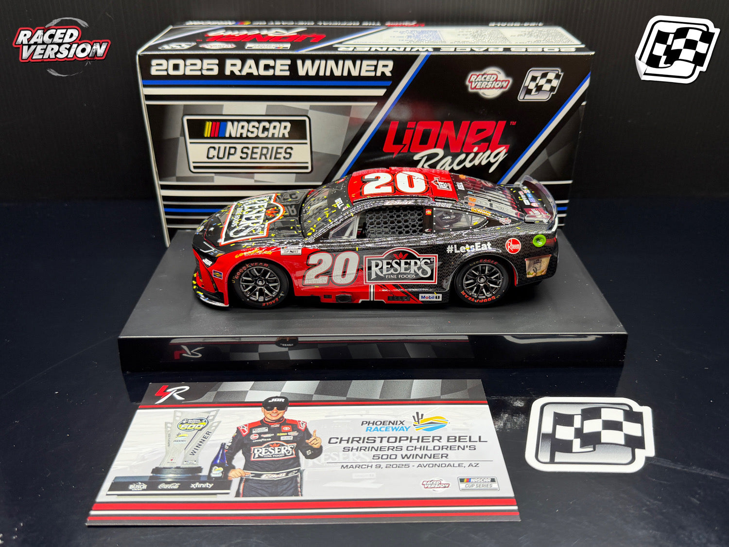 2025 Christopher Bell 1:24 Reser’s Phoenix Race Win Diecast