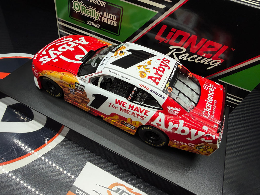 2026 Carson Kvapil 1:24 Arby's AUTOGRAPHED Diecast