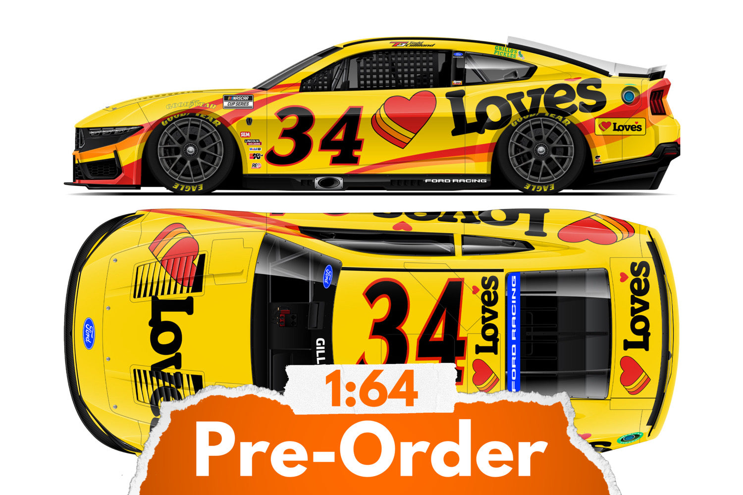 2026 Todd Gilliland 1:64 Love's Diecast