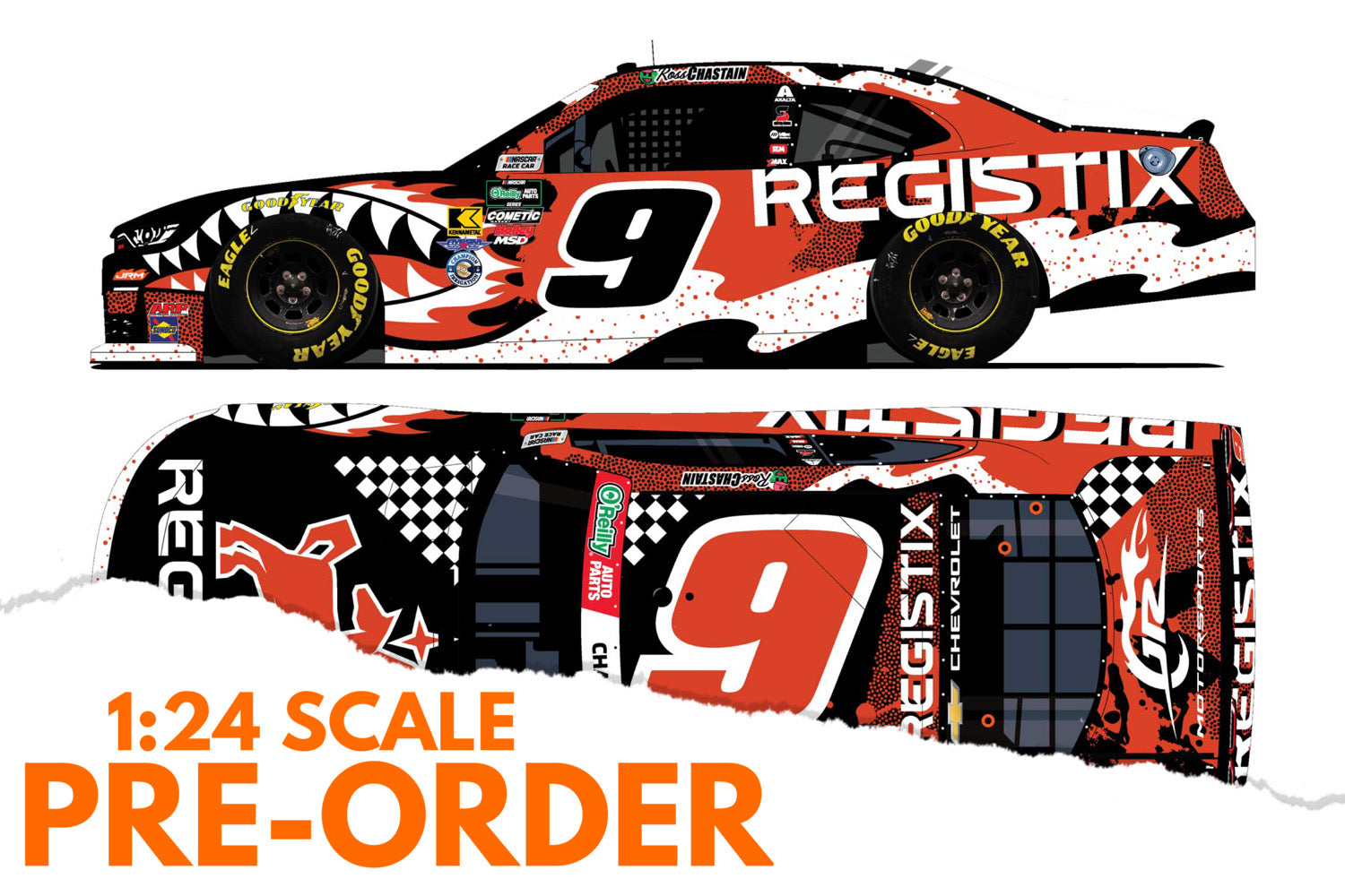 2026 Ross Chastain 1:24 Registix Diecast