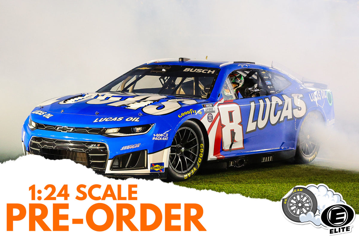 2026 Brexton Busch 1:24 Lucas Oil Kyle Busch Tribute ELITE Burnout Version Diecast