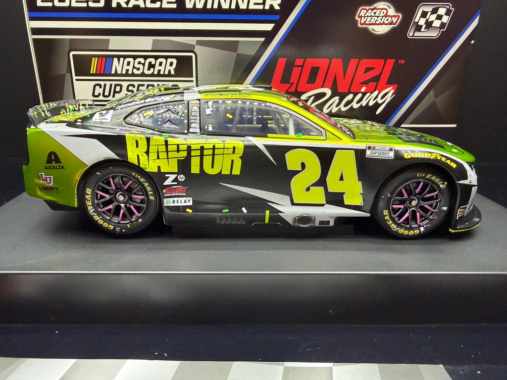 2025 William Byron 1:24 Raptor Iowa Race Win Color Chrome Diecast