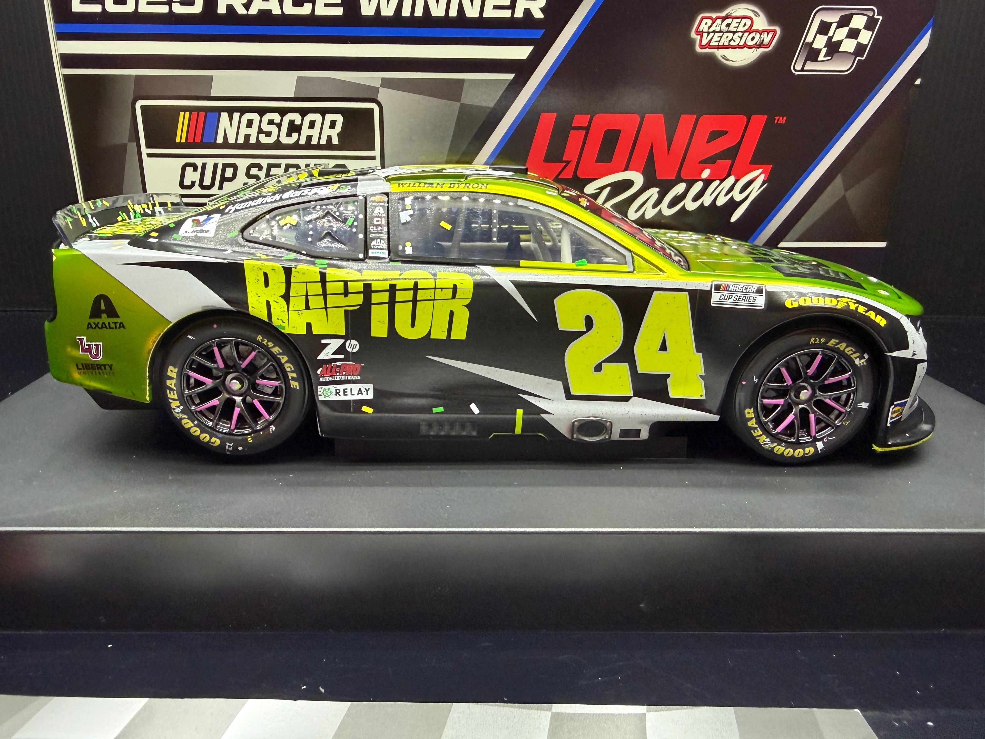 2025 William Byron 1:24 Raptor Iowa Race Win Color Chrome Diecast
