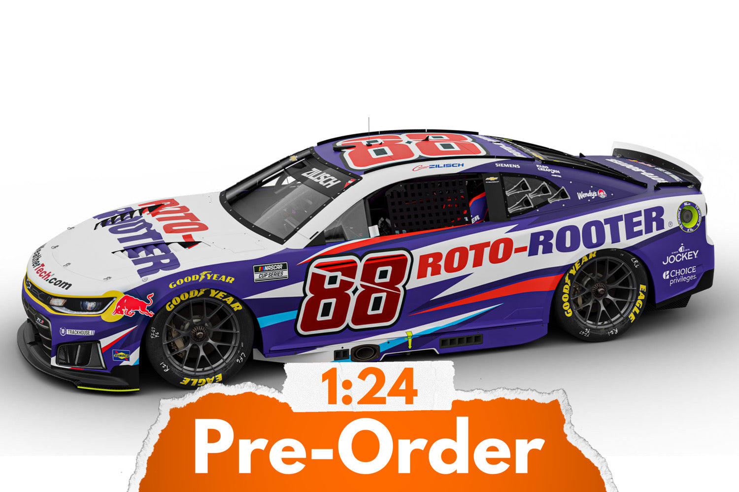 2026 Connor Zilisch 1:24 Roto-Rooter Diecast