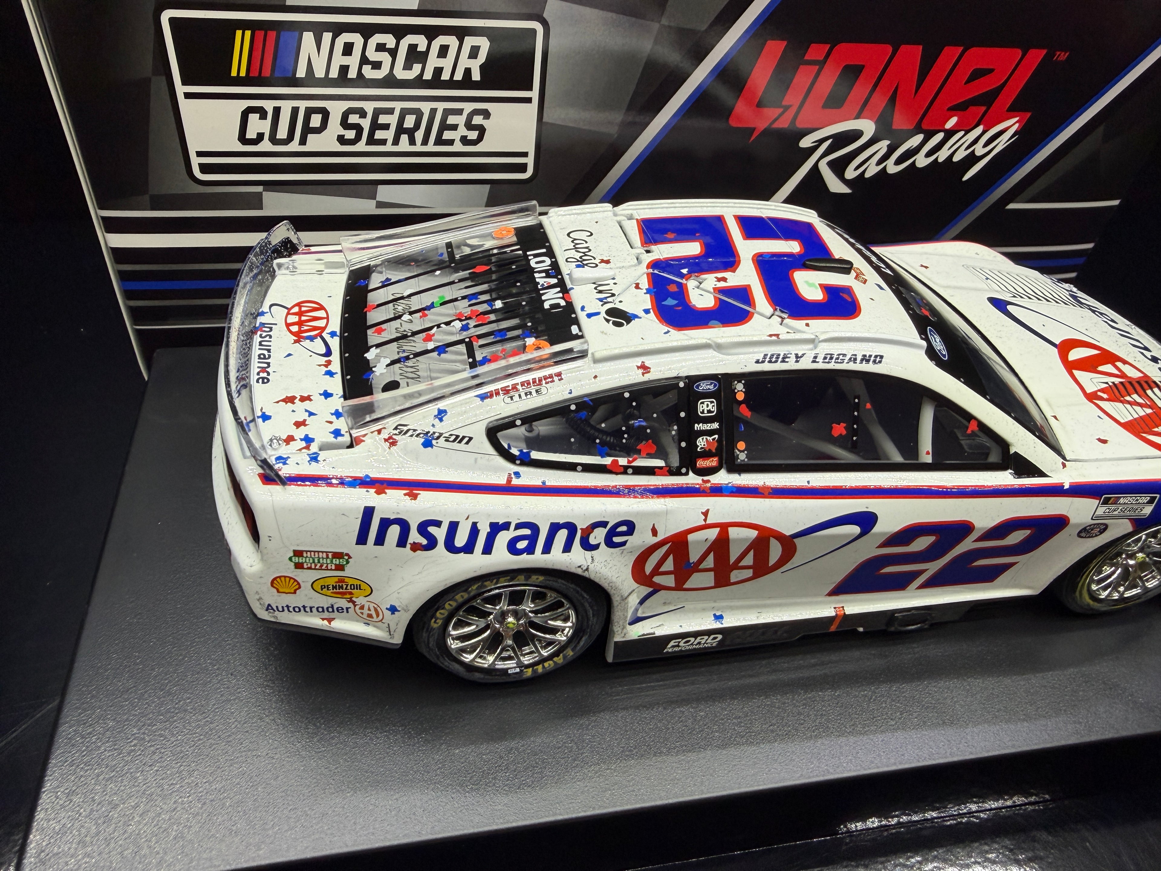 2025 Joey Logano 1:24 AAA Insurance Texas Race Win Diecast