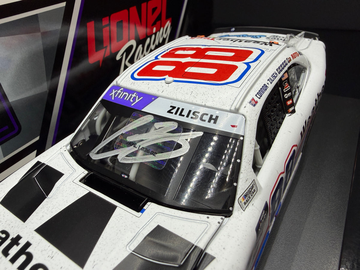 2025 Connor Zilisch 1:24 Weathertech Indy Brickyard Race Win Diecast (Autographed)