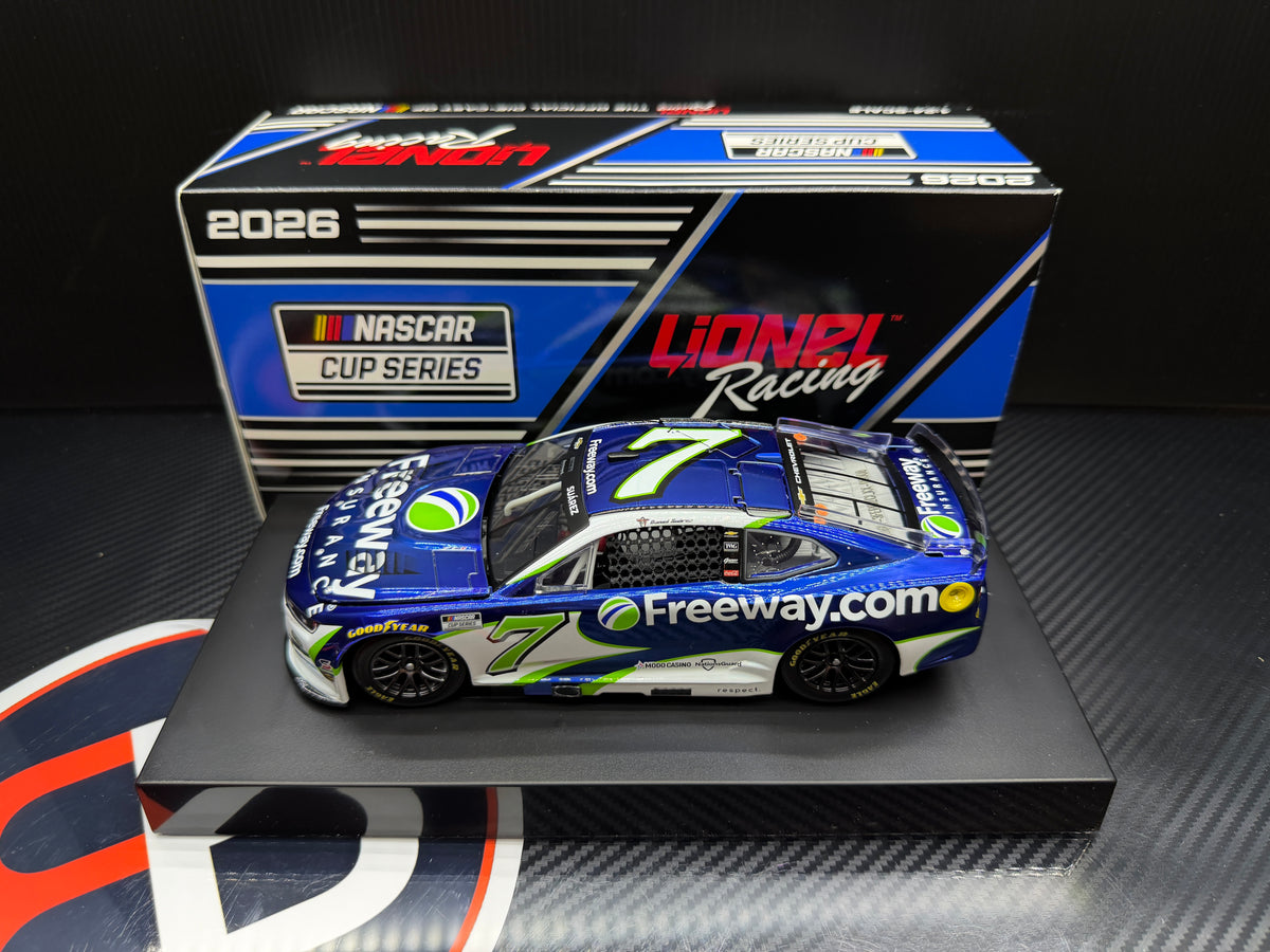 2026 Daniel Suarez 1:24 Freeway Insurance COLOR CHROME Diecast