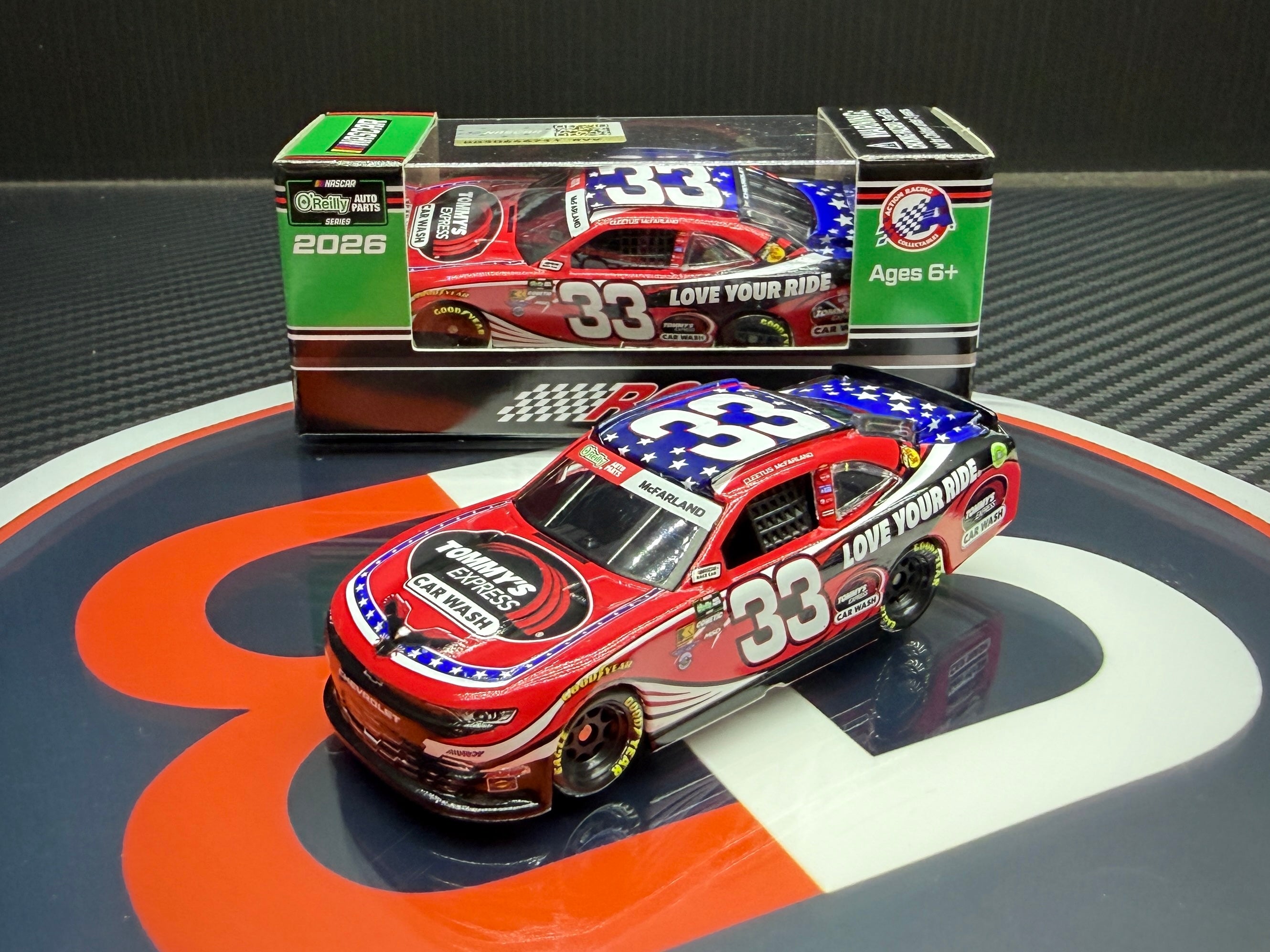 2026 Cleetus McFarland 1:64 Tommy's Express Car Wash Diecast