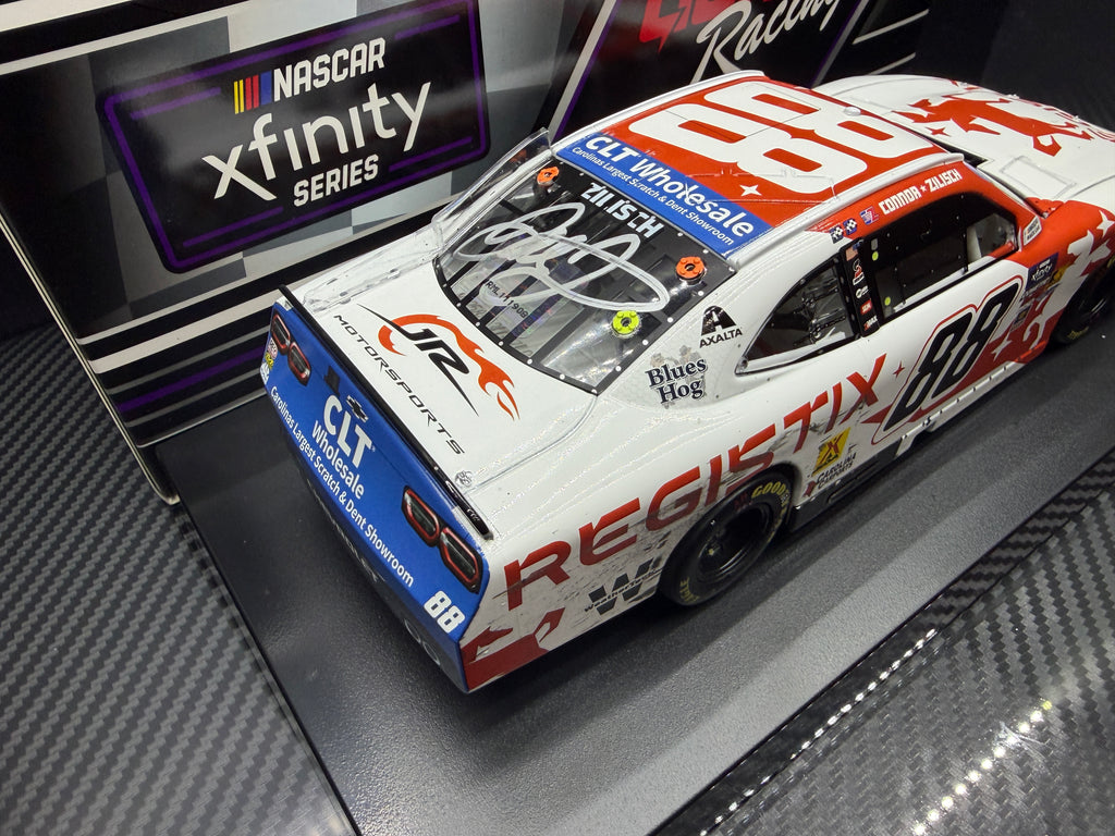 2025 Connor Zilisch 1:24 Registix Pocono Race Win Diecast (Dual Autograph)