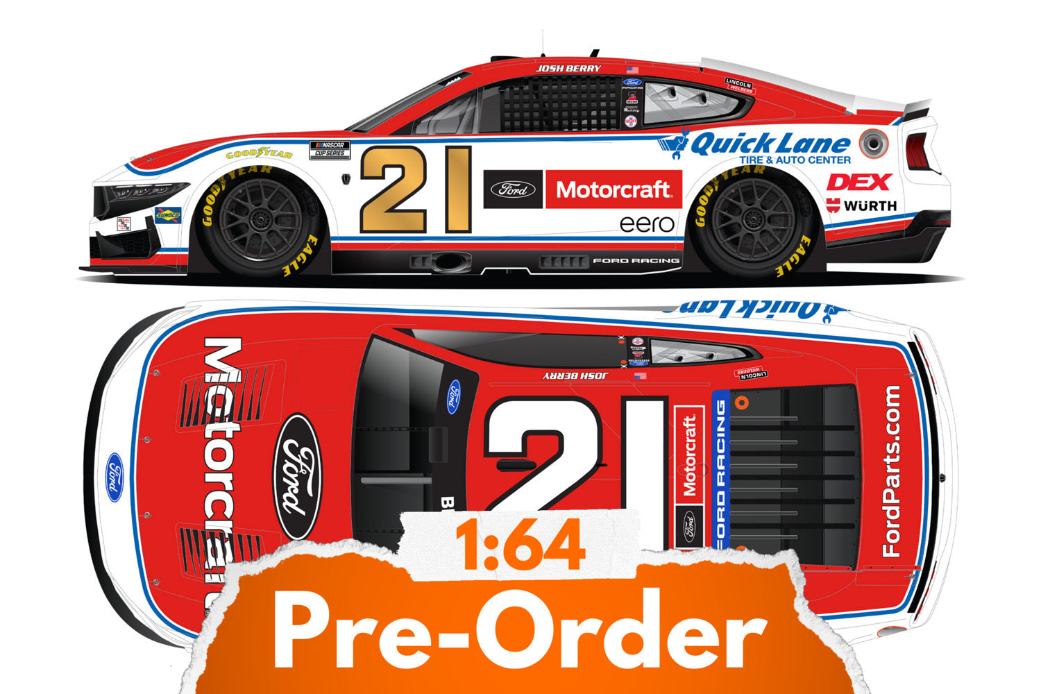 2026 Josh Berry 1:64 Motorcraft Diecast
