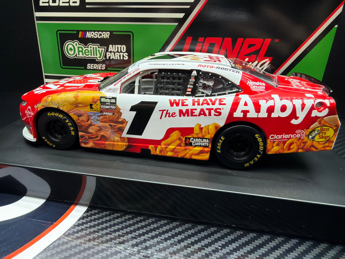 2026 Carson Kvapil 1:24 Arby's Diecast