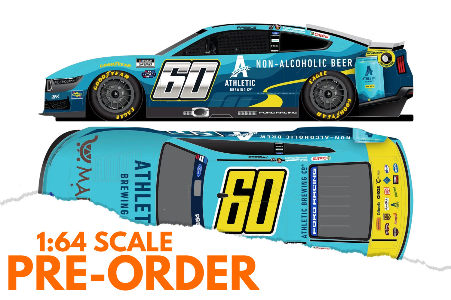 2026 Ryan Preece 1:64 Mariano's / Authentic Brewing Co. Diecast
