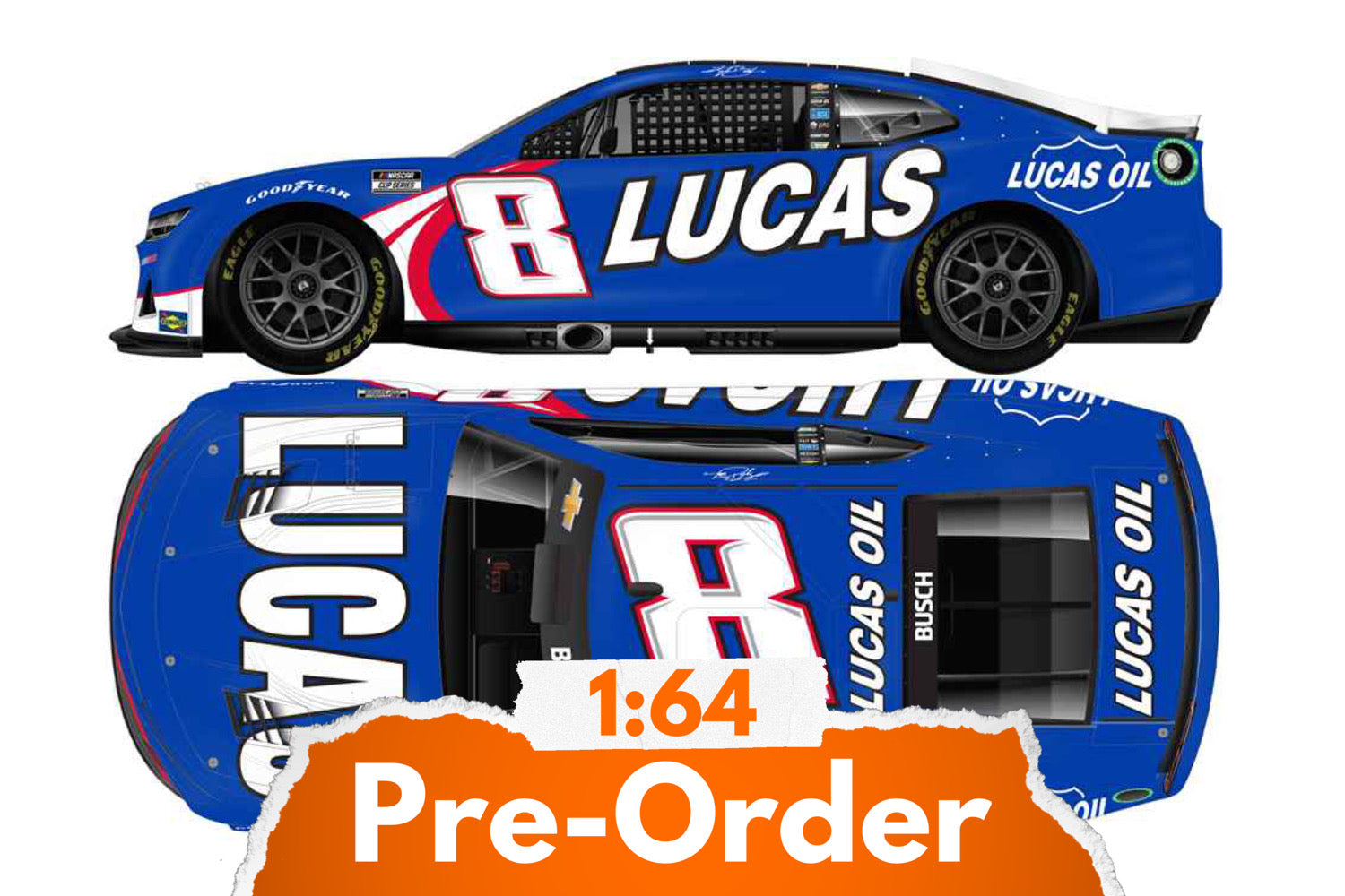 2026 Kyle Busch 1:64 Lucas Oil NASCAR Diecast