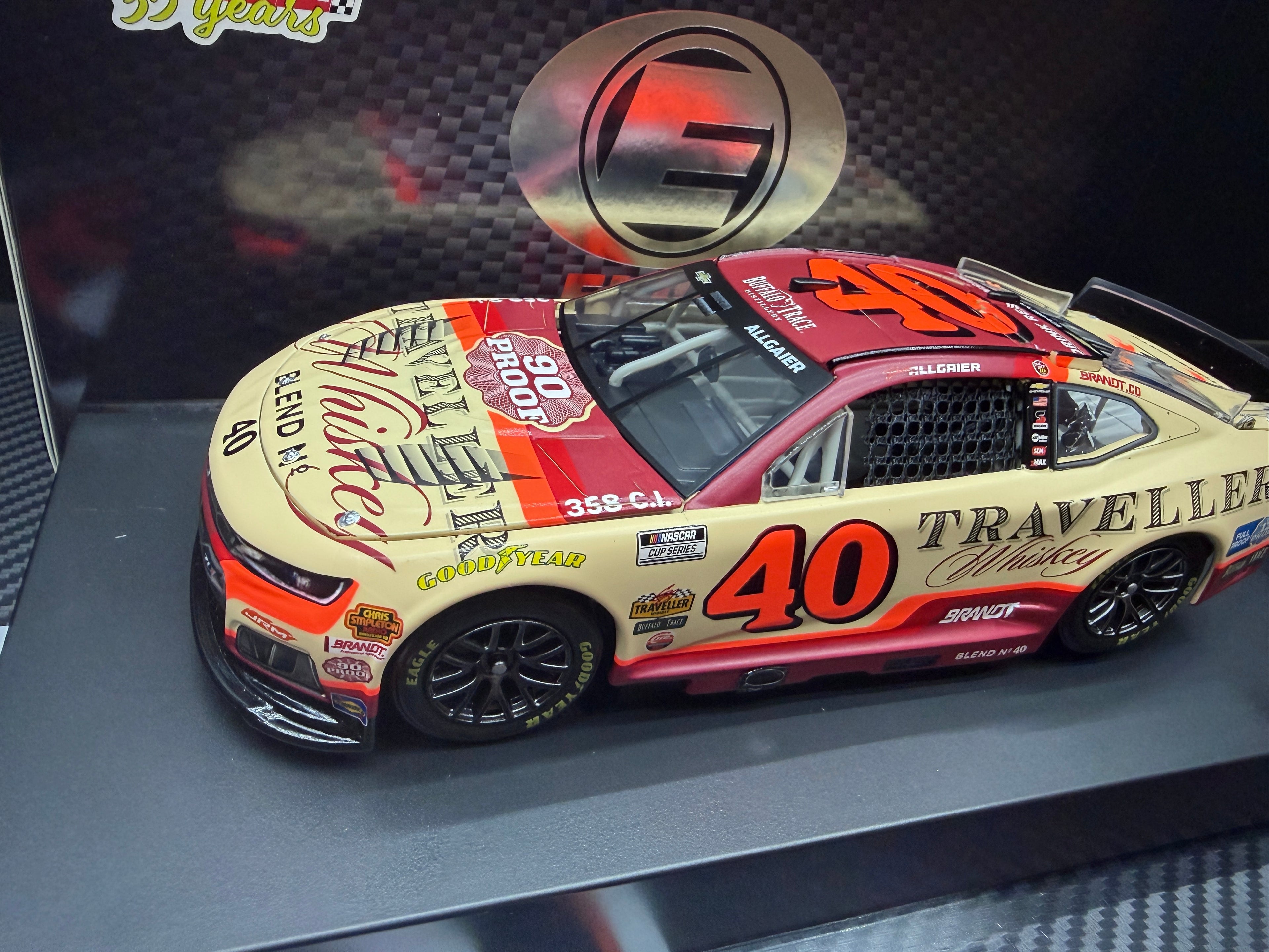 2026 Justin Allgaier 1:24 Traveller Whiskey ELITE Diecast