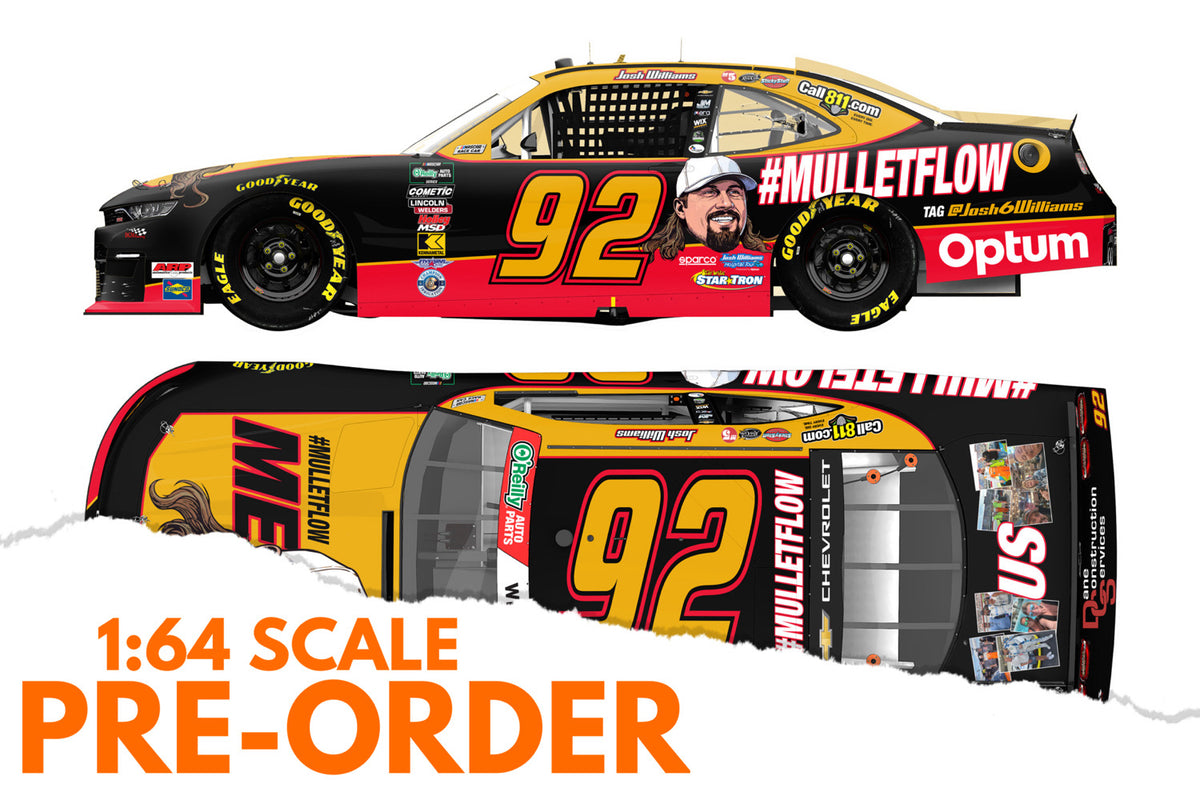 2026 Josh Williams 1:64 #Mulletflow NASCAR Diecast