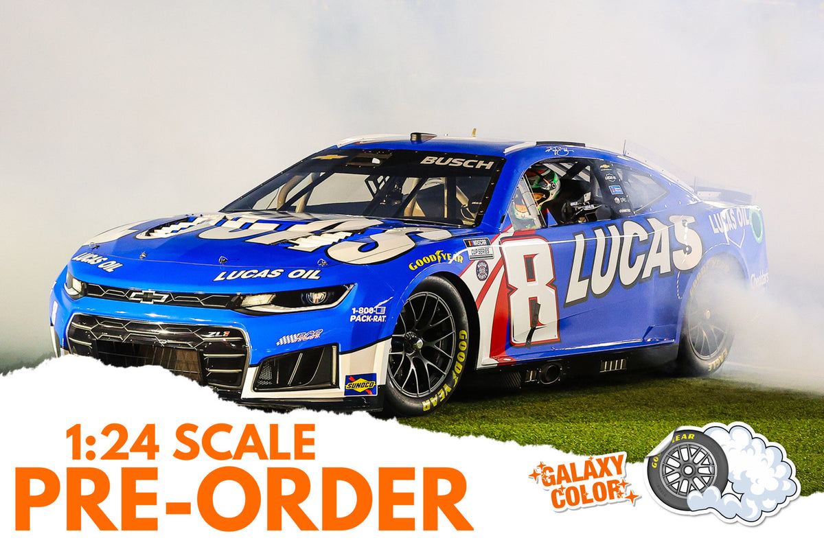 2026 Brexton Busch 1:24 Lucas Oil Kyle Busch Tribute GALAXY COLOR Burnout Version Diecast