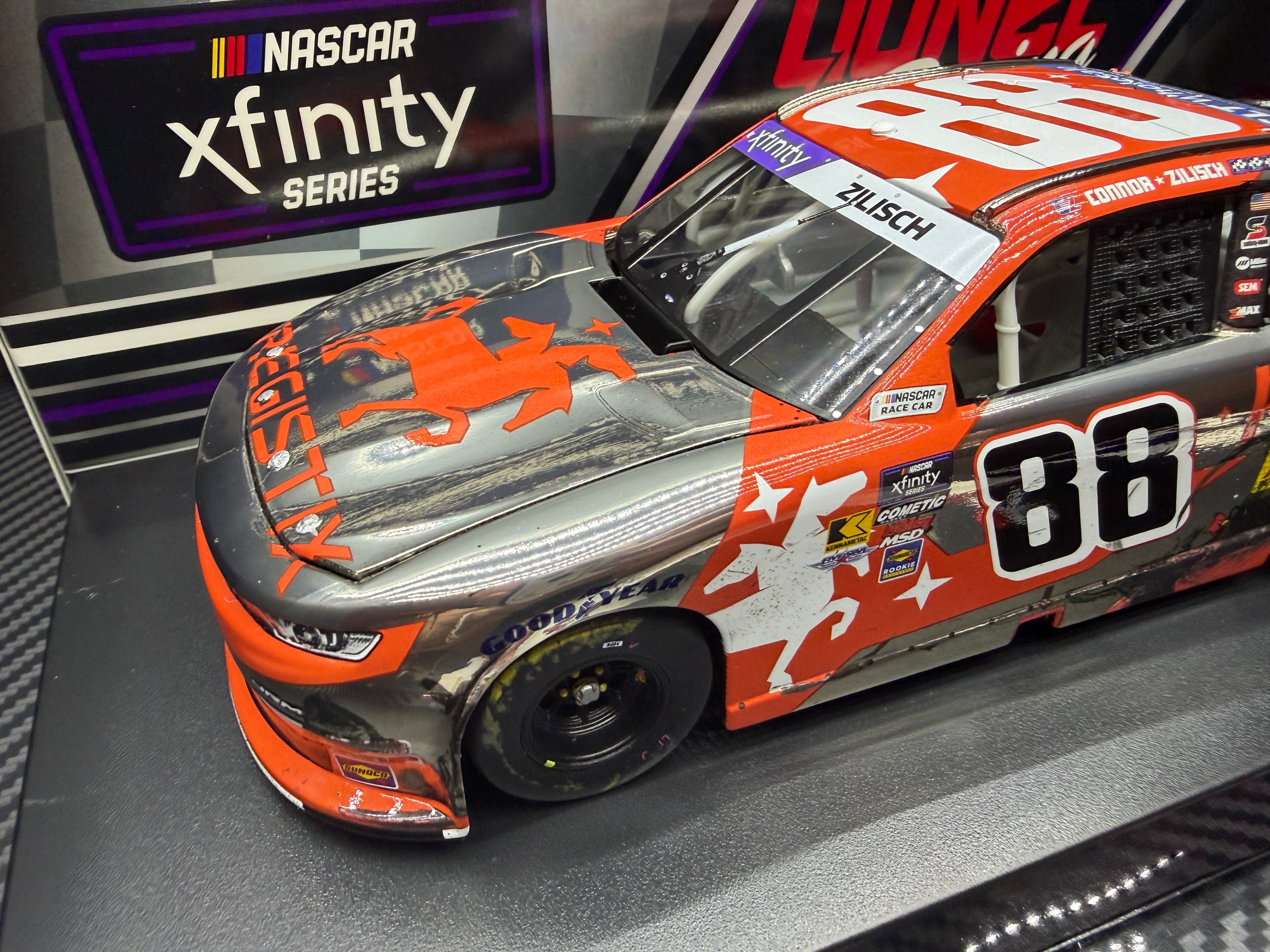 2025 Connor Zilisch 1:24 Registix Watkins Glen COLOR CHROME Race Win Diecast