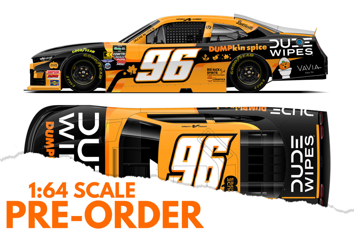 2026 Anthony Alfredo 1:64 Dude Wipes Dumpkin Spice Diecast