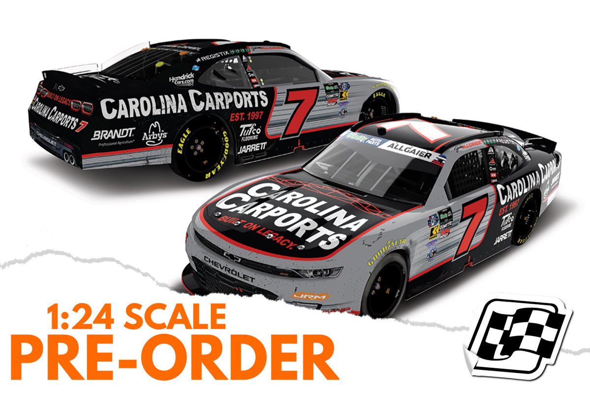 2026 Justin Allgaier 1:24 Carolina Carports Pocono Race Win Diecast