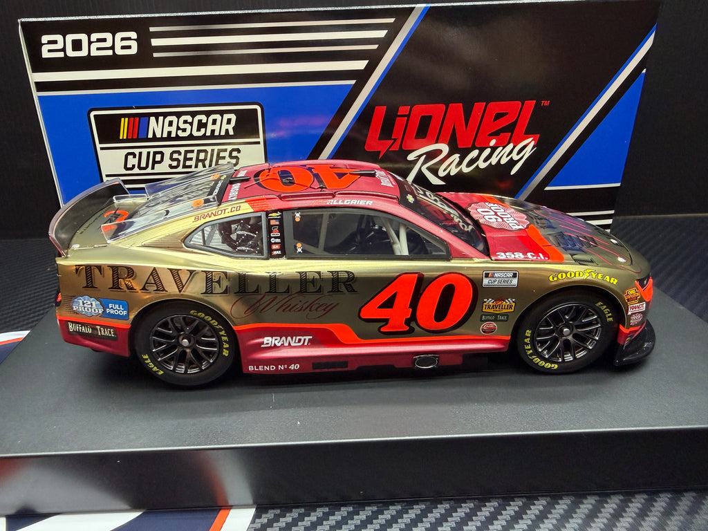 2026 Justin Allgaier 1:24 Traveller Whiskey COLOR CHROME Diecast