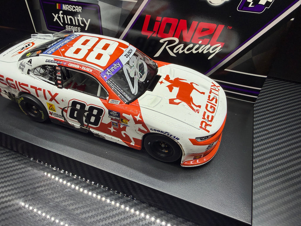 2025 Connor Zilisch 1:24 Registix Watkins Glen AUTOGRAPHED Race Win Diecast