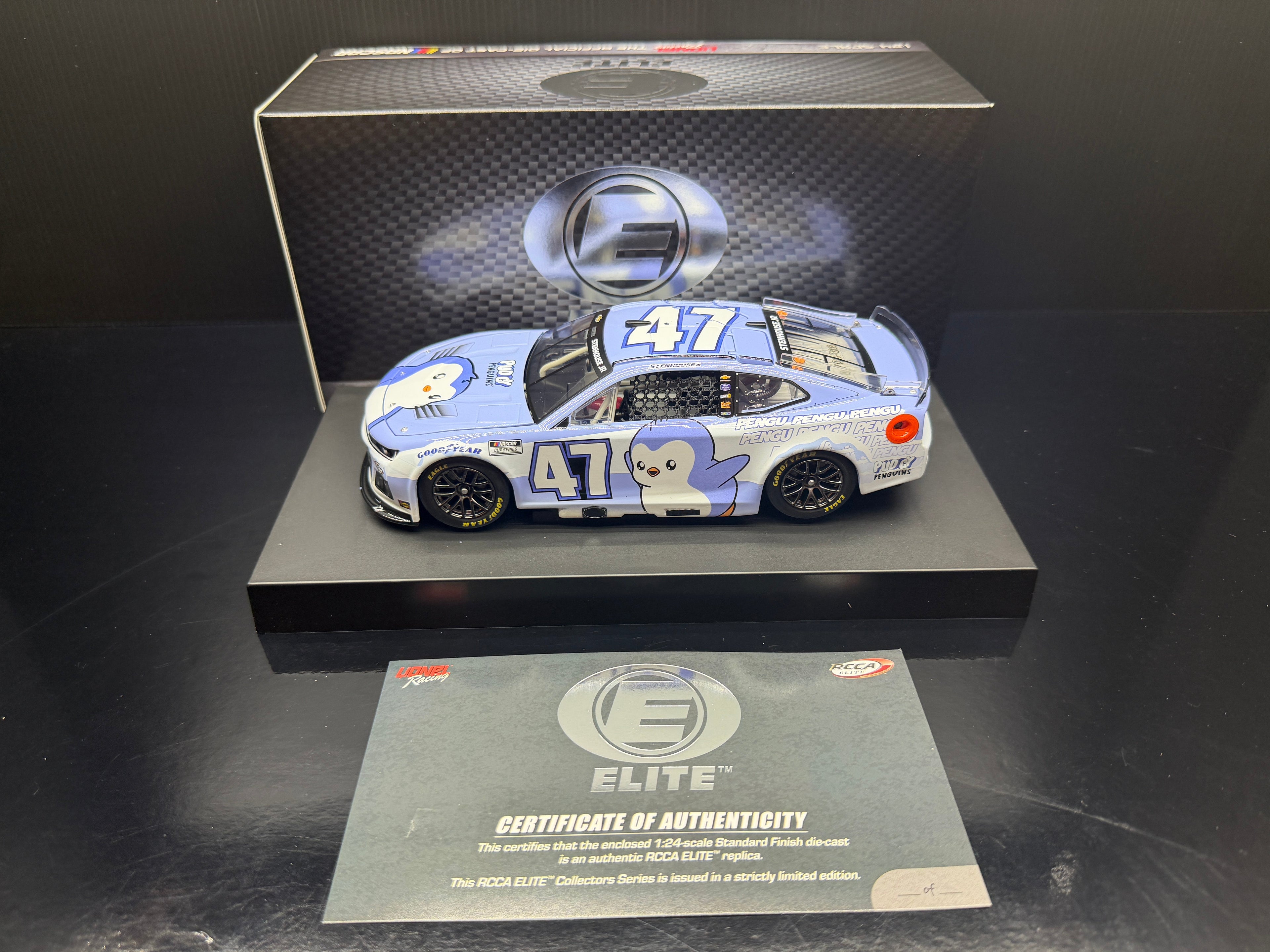 2025 Ricky Stenhouse Jr 1:24 Pudgy Penguins Elite Diecast