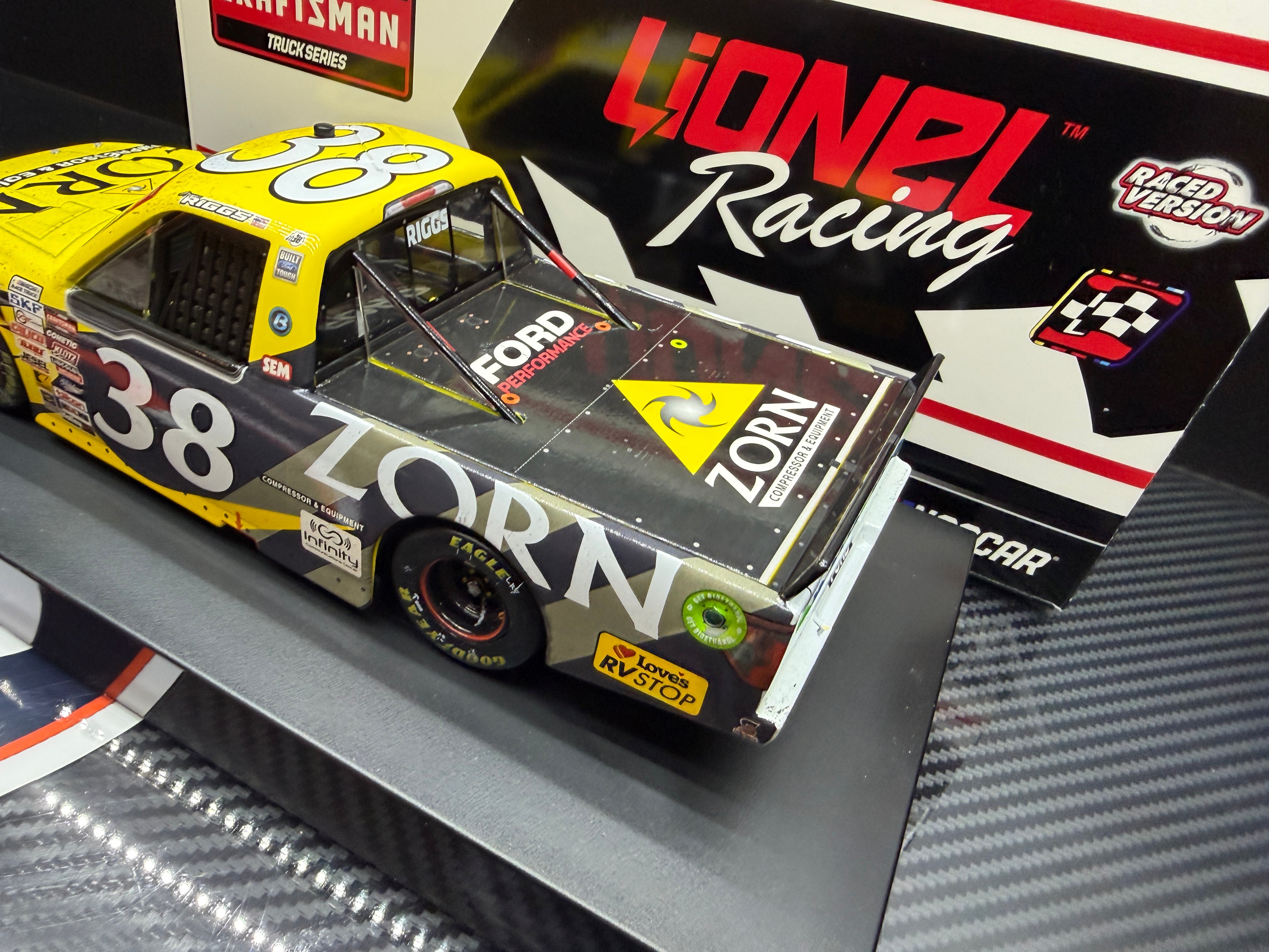 2024 Layne Riggs 1:24 Zorn Compressor & Equipment Wisconsin Race Win AUTOGRAPHED Diecast