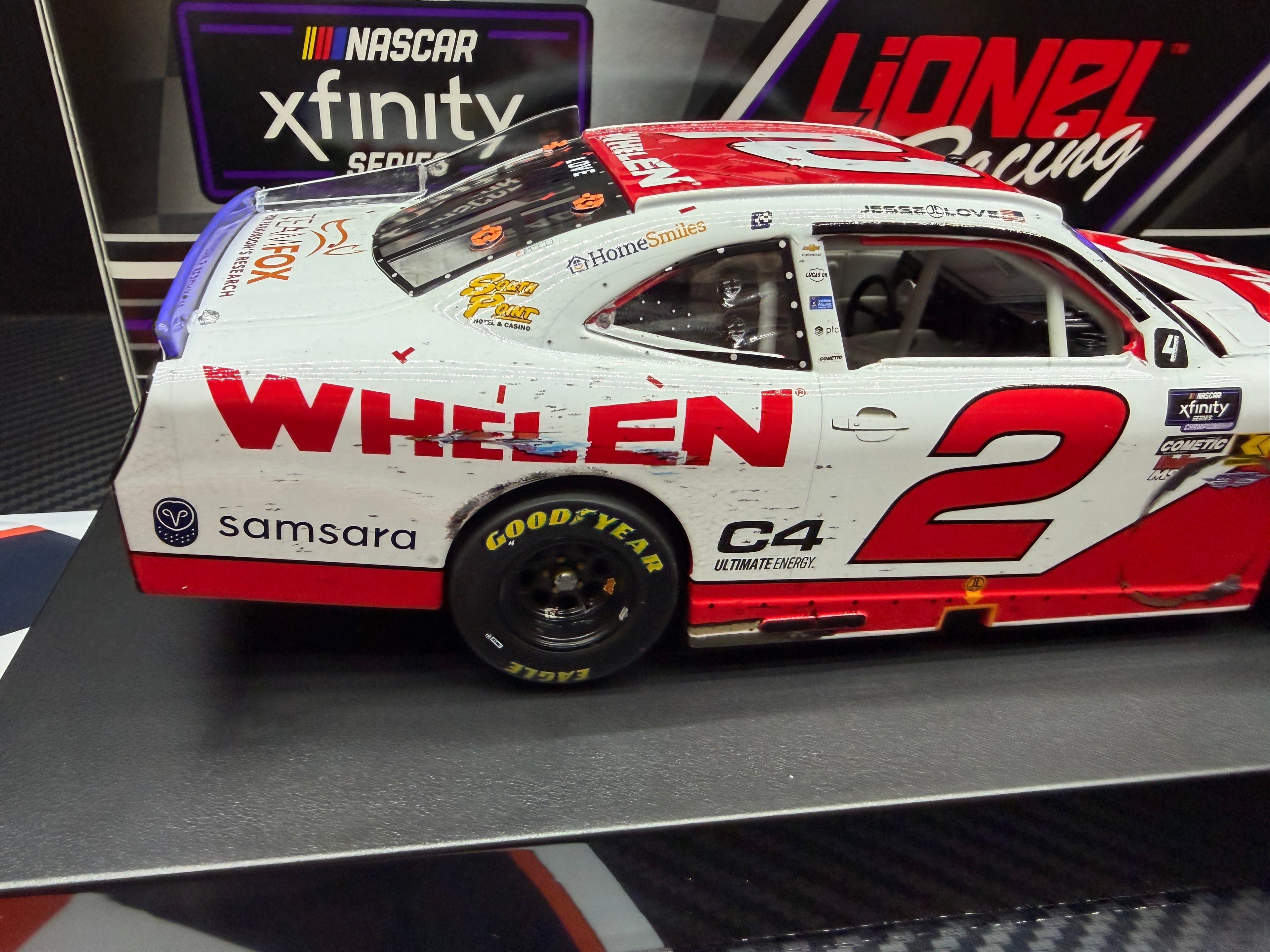 2025 Jesse Love 1:24 Whelen Phoenix Raced Version Diecast