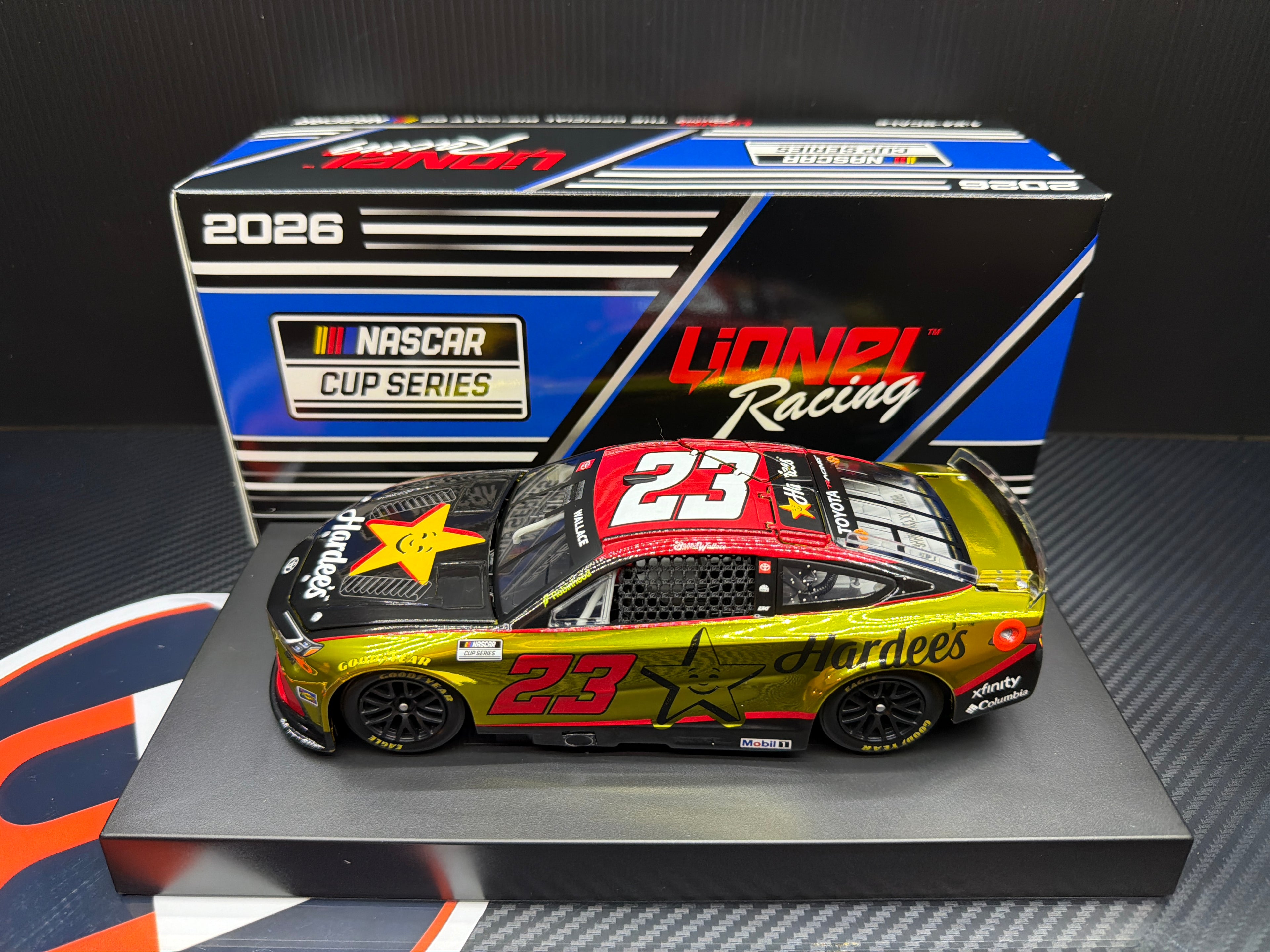 2026 Bubba Wallace 1:24 Hardee’s COLOR CHROME Diecast